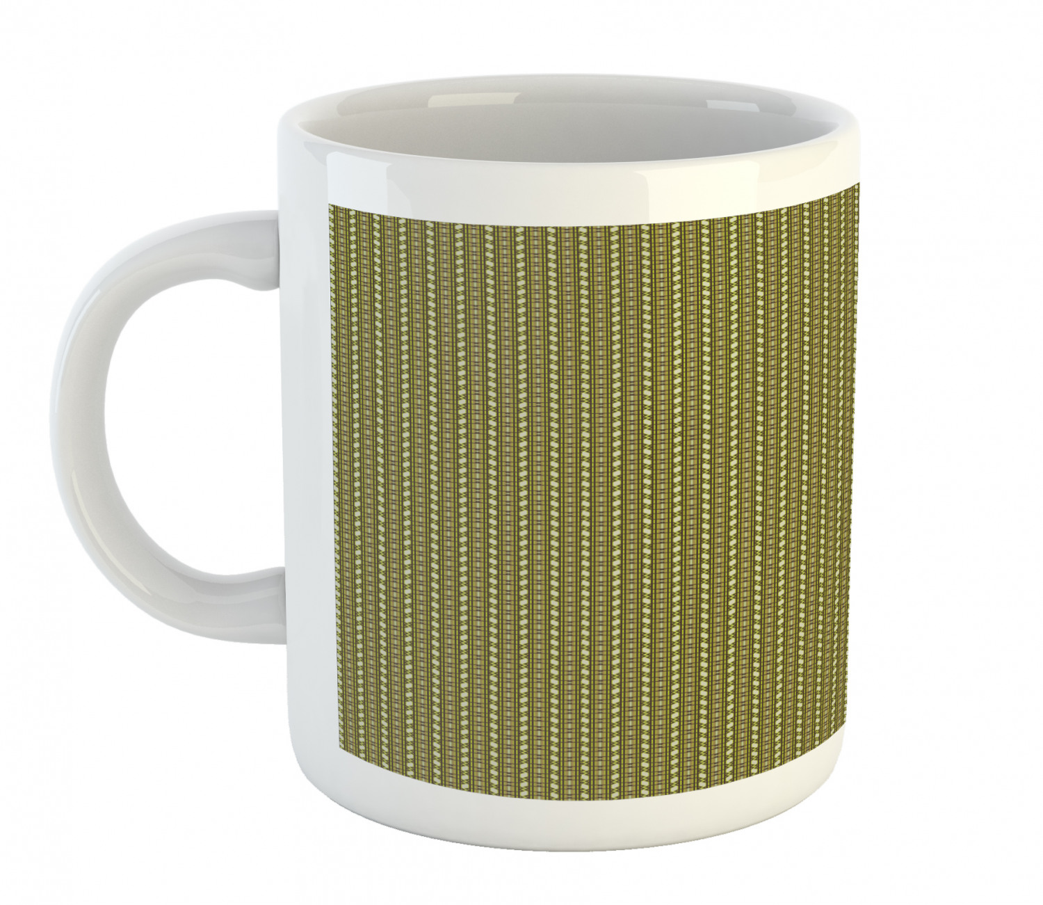 Ambesonne Vintage Arrangement Ceramic Coffee Mug Cup for Water Tea Drinks, 11 oz - Picture 203 of 240