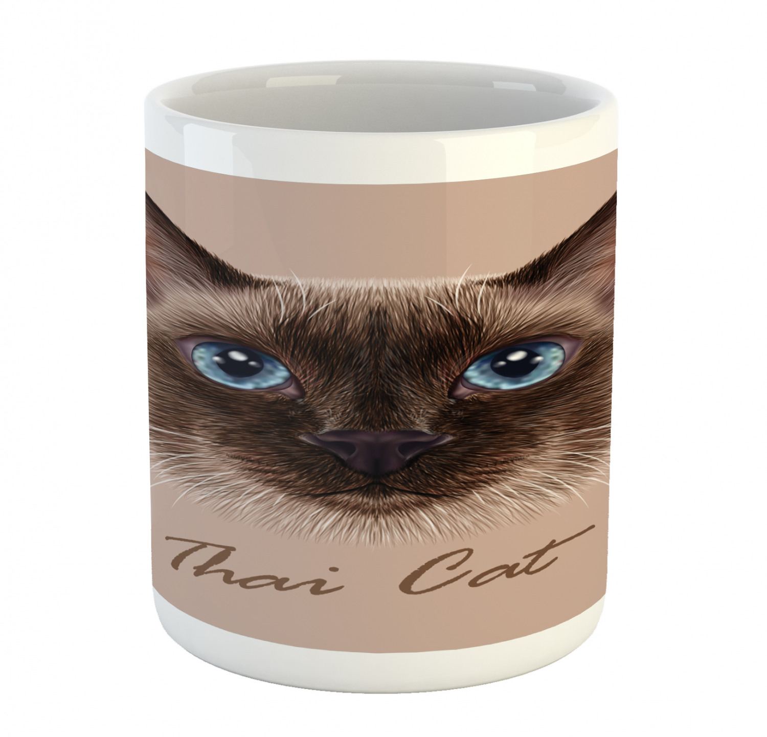 Ambesonne Cat Funny Ceramic Coffee Mug Cup for Water Tea Drinks, 11 oz - Picture 73 of 244