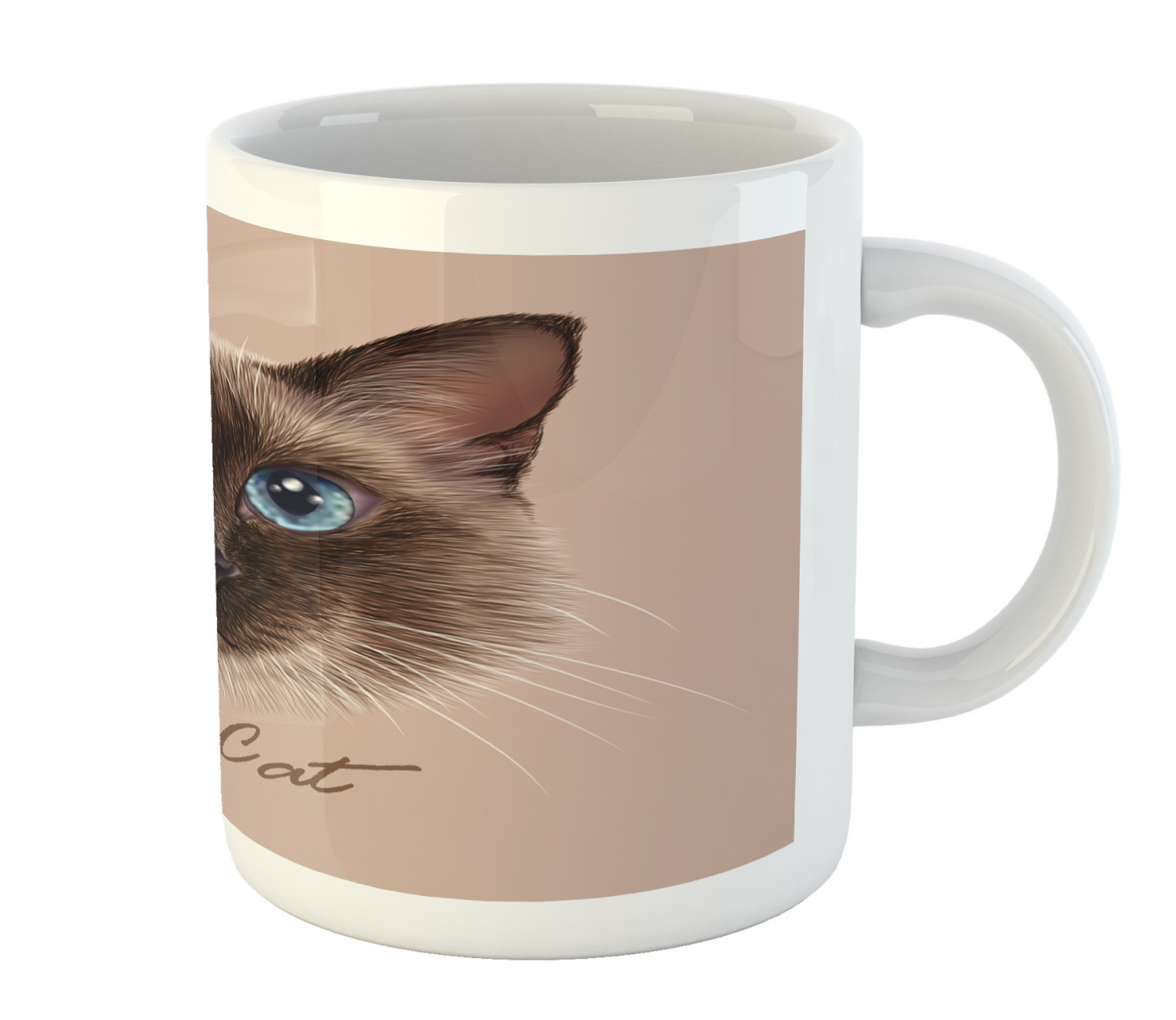 Ambesonne Cat Funny Ceramic Coffee Mug Cup for Water Tea Drinks, 11 oz - Picture 74 of 244