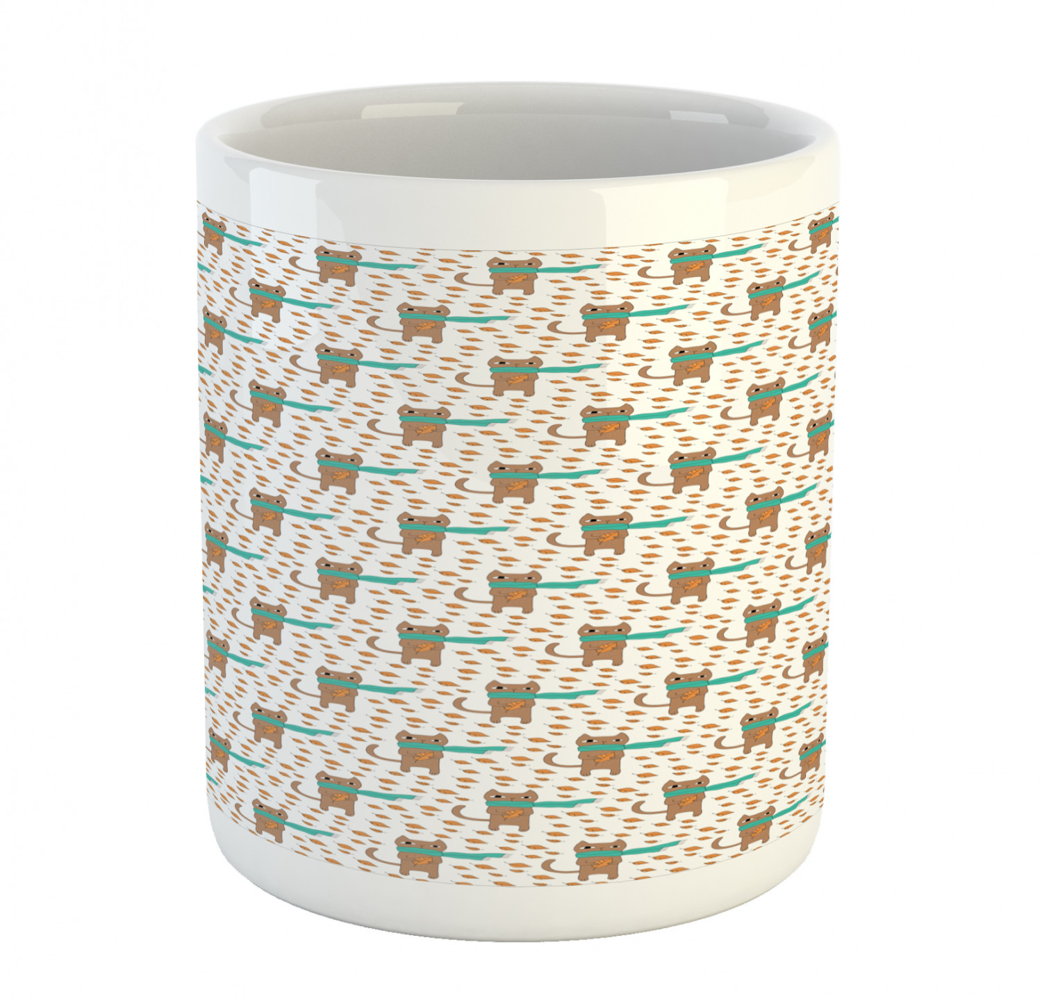 Ambesonne Cat Funny Ceramic Coffee Mug Cup for Water Tea Drinks, 11 oz - Picture 41 of 244