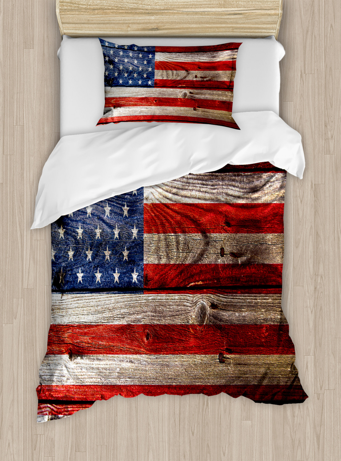 Bedding Set with Shams & Duvet Cover Decorative Bedroom in 3 Sizes by Ambesonne - Picture 5 of 9