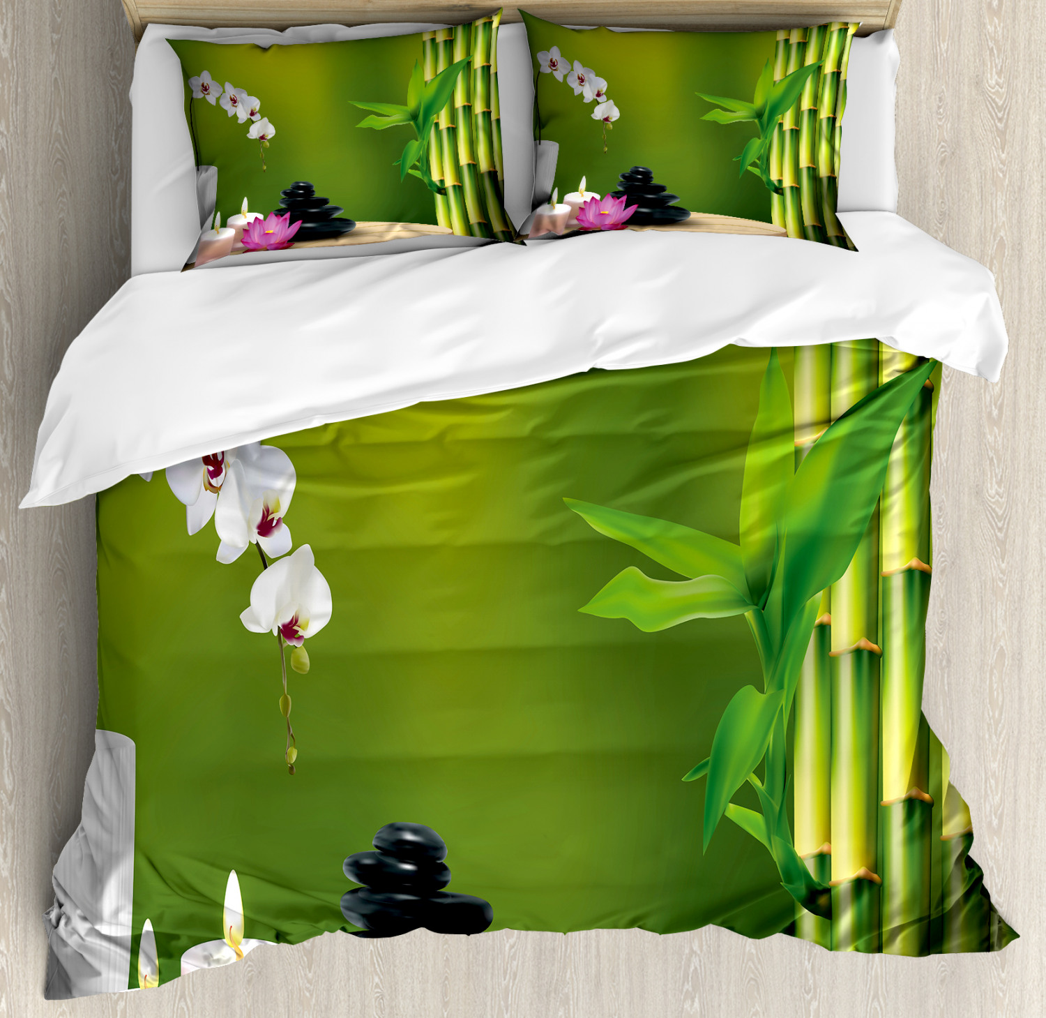 Bamboo Spa Housse de Couette Bamboo Flower Orchid Pierre 