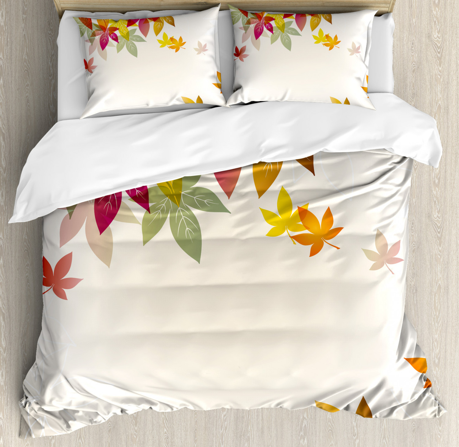 Classic Fabric Duvet Cover Set Twin Queen King Sizes with Pillow Shams - Picture 19 of 90