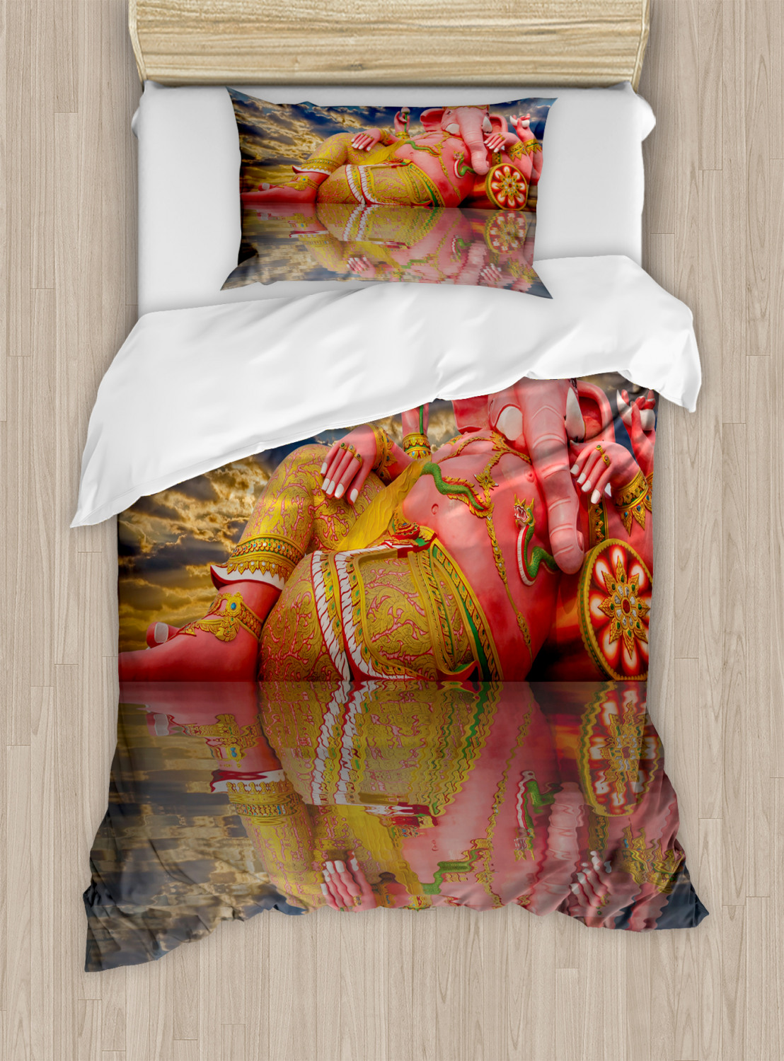 Asian Religious Duvet Cover Set Twin Queen King Sizes With Pillow Asian Religious Duvet Cover Set Twin Queen King