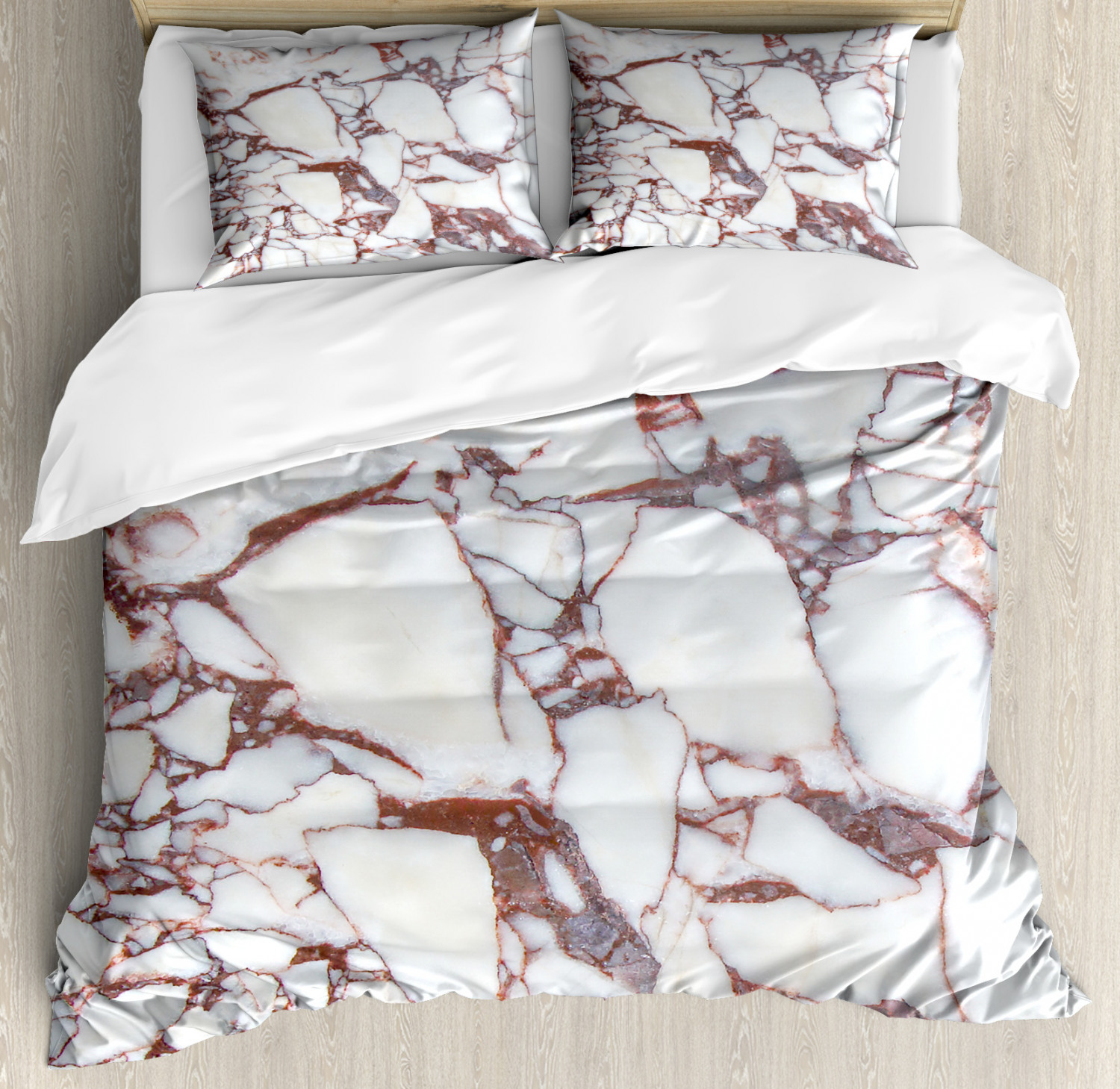 Marble Duvet Cover Set with Pillow Shams Marble Grunge Stone Print eBay