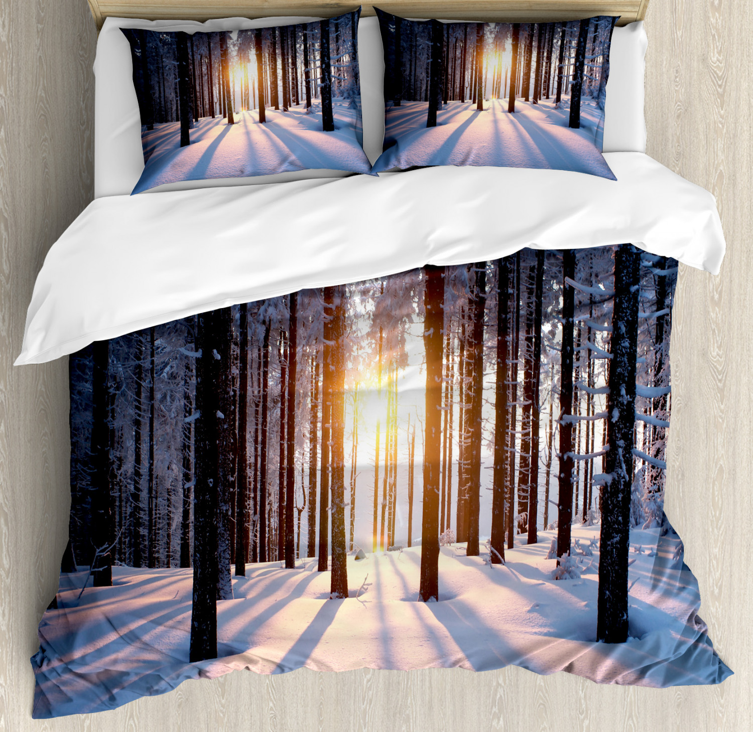 Classic Fabric Duvet Cover Set Twin Queen King Sizes with Pillow Shams - Picture 88 of 90