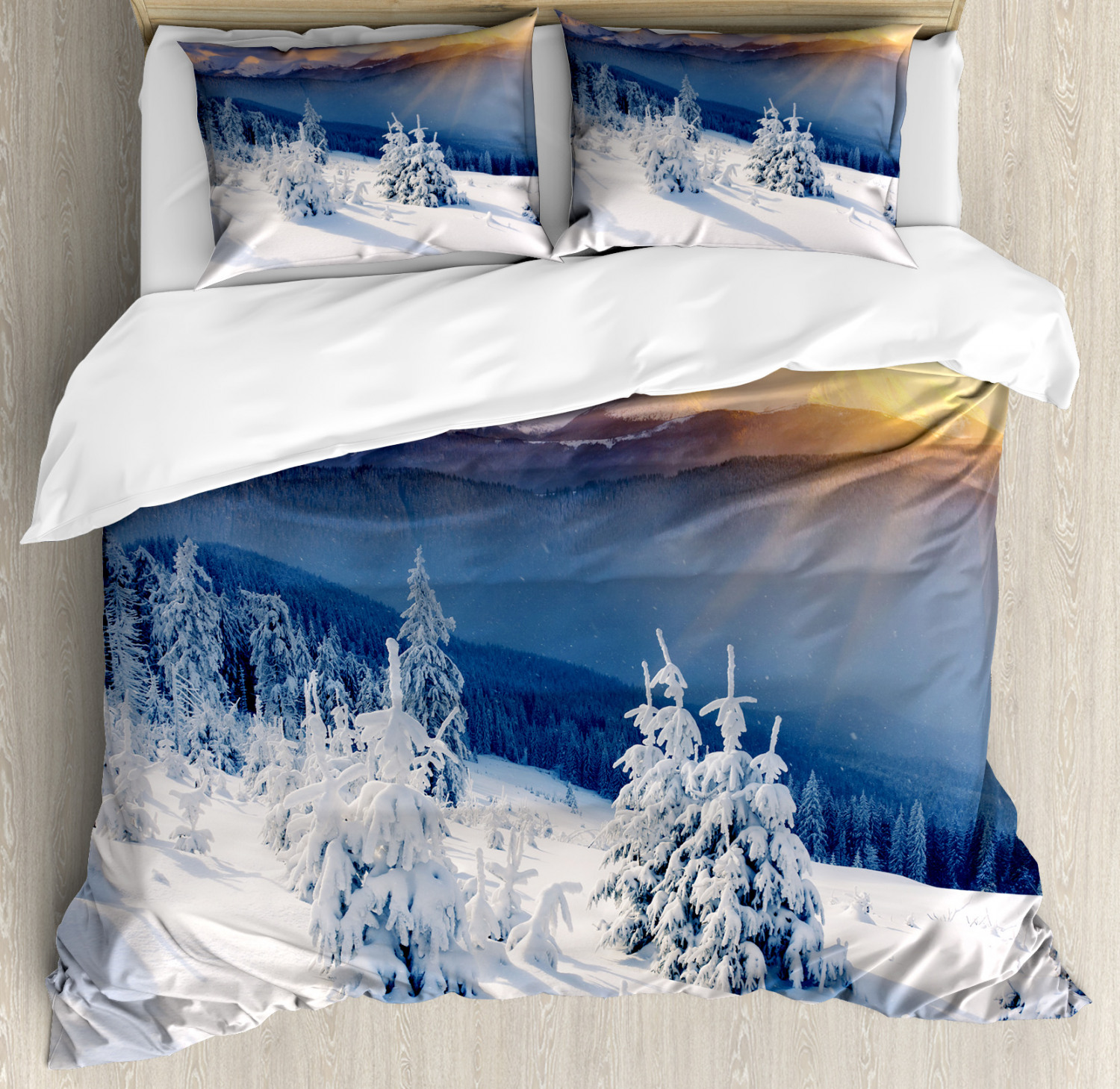 Classic Fabric Duvet Cover Set Twin Queen King Sizes with Pillow Shams - Picture 73 of 90