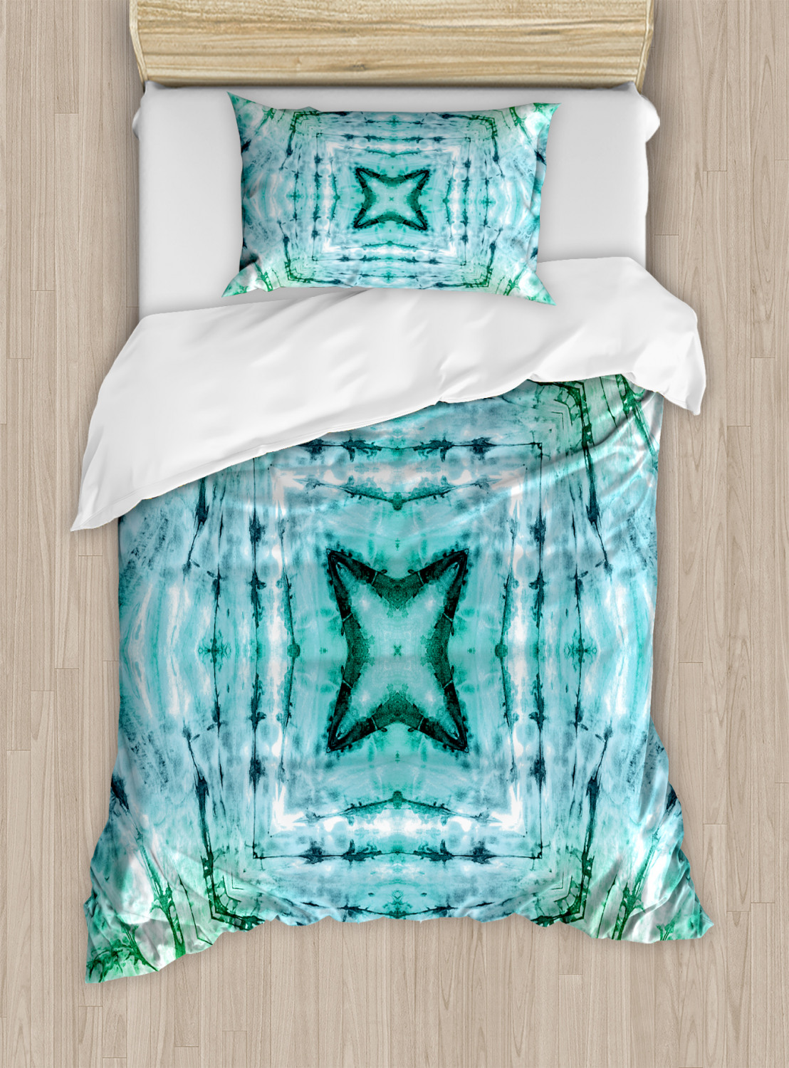 Classical Tie Dye Duvet Cover Set Twin Queen King Sizes with Pillow