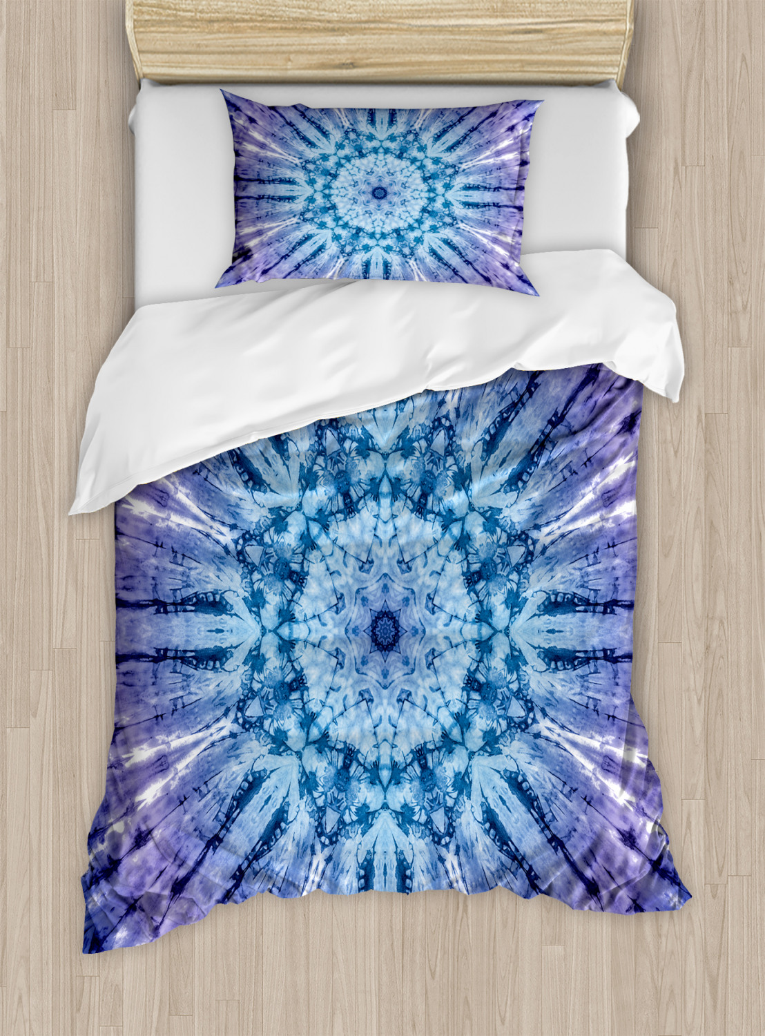 Classical Tie Dye Duvet Cover Set Twin Queen King Sizes with Pillow