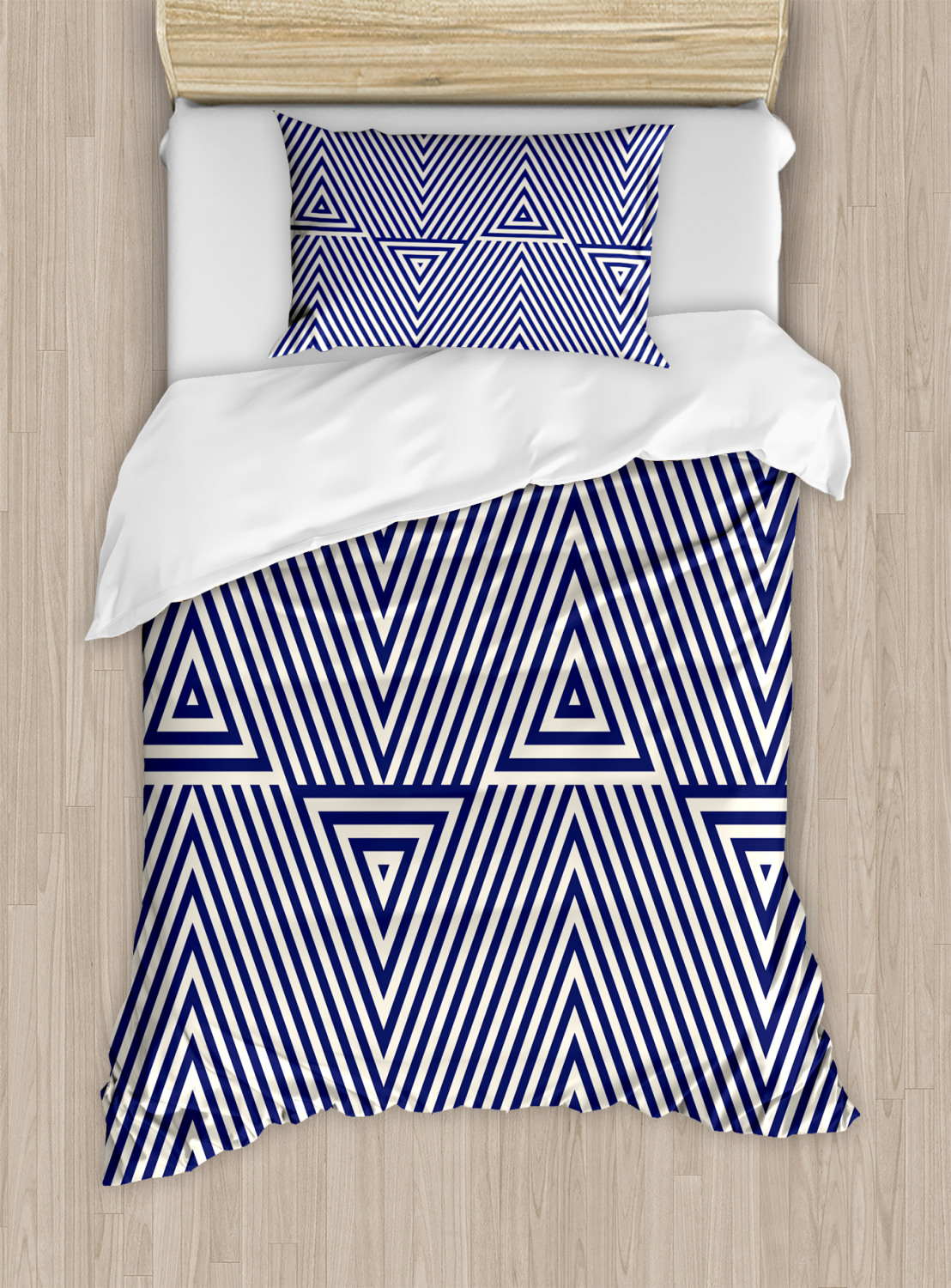 Navy Blue Duvet Cover Set Twin Queen King Sizes with Pillow Shams eBay