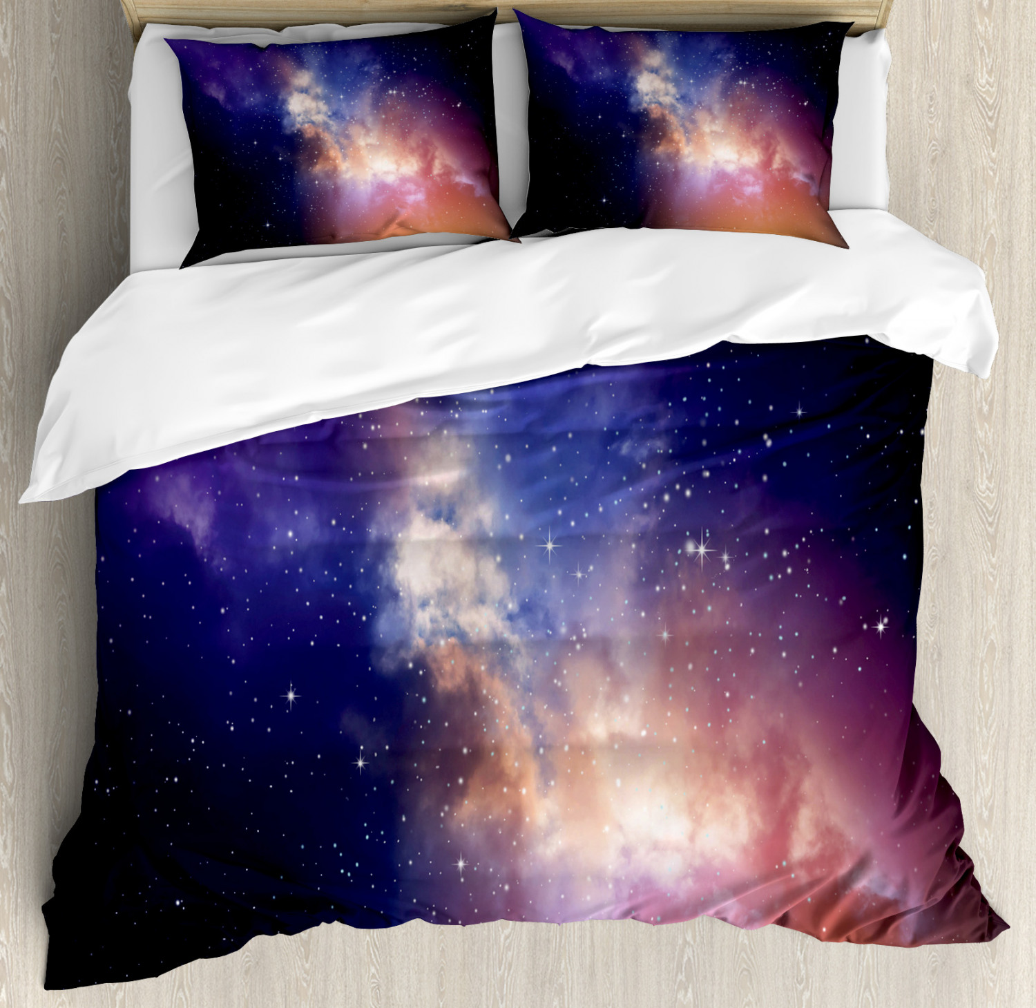 supernova printed duvet cover