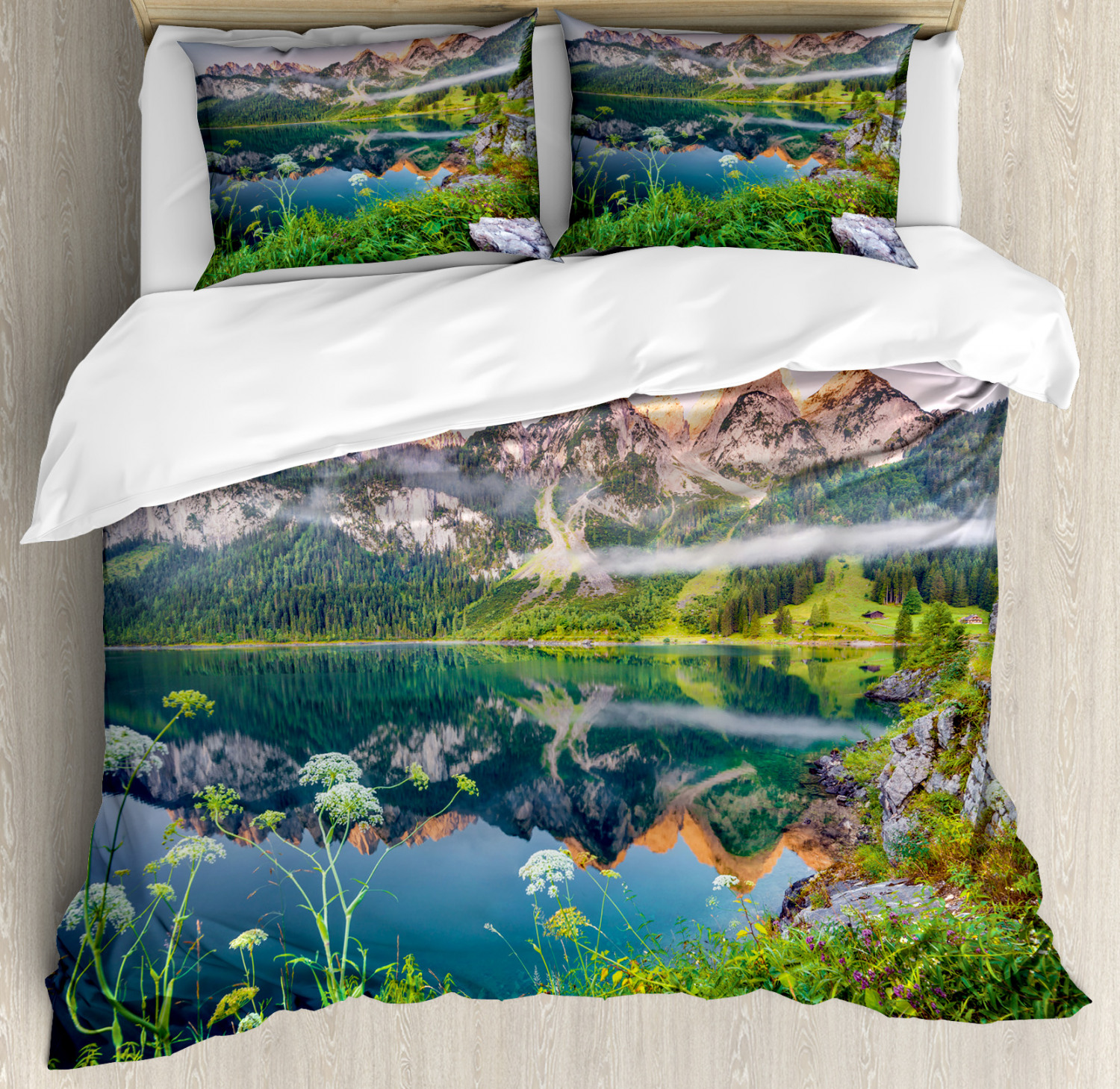Vivid Fabric Duvet Cover Set Twin Queen King Sizes with Pillow Shams - Picture 10 of 84