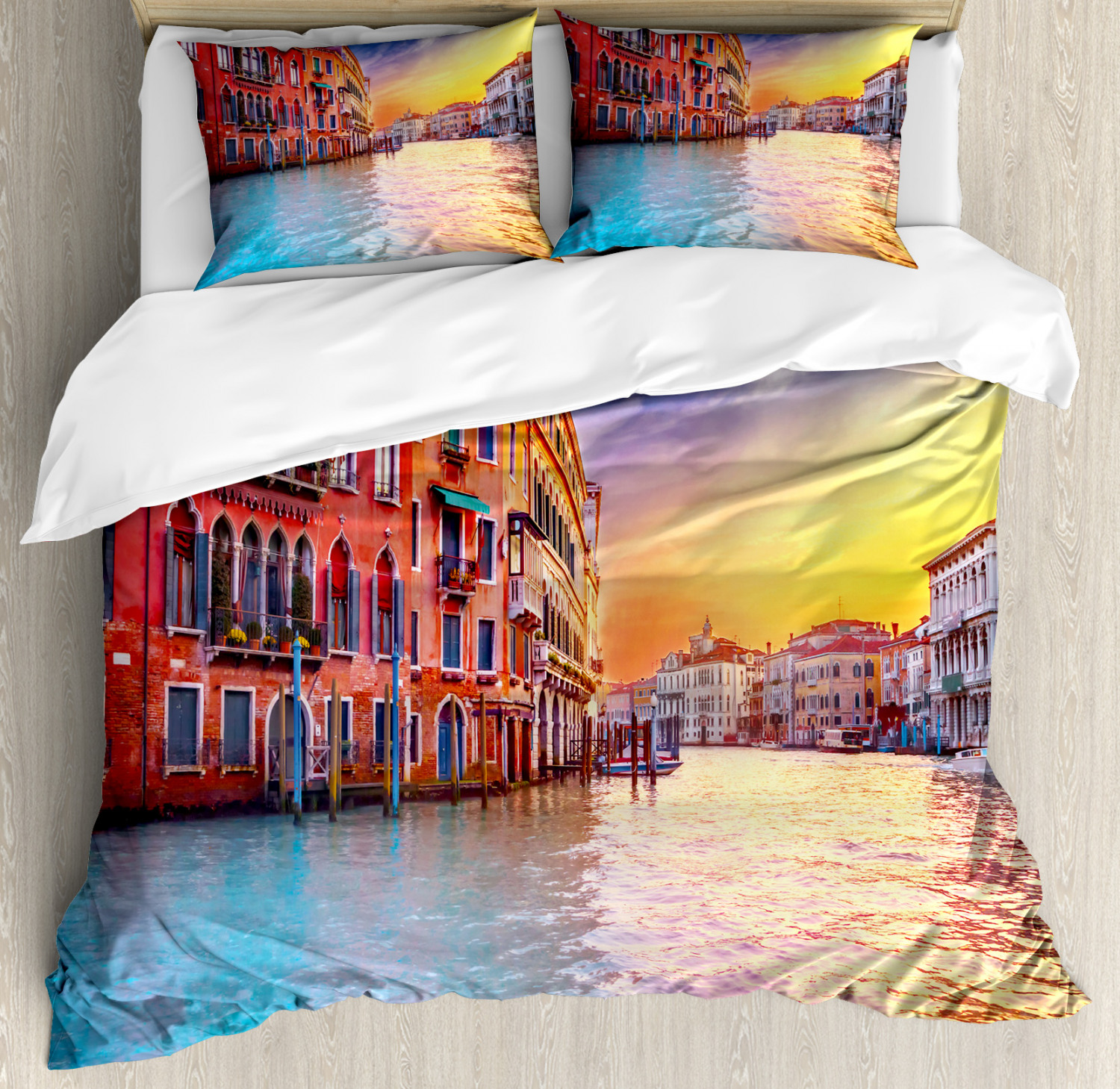 Vivid Fabric Duvet Cover Set Twin Queen King Sizes with Pillow Shams - Picture 61 of 84