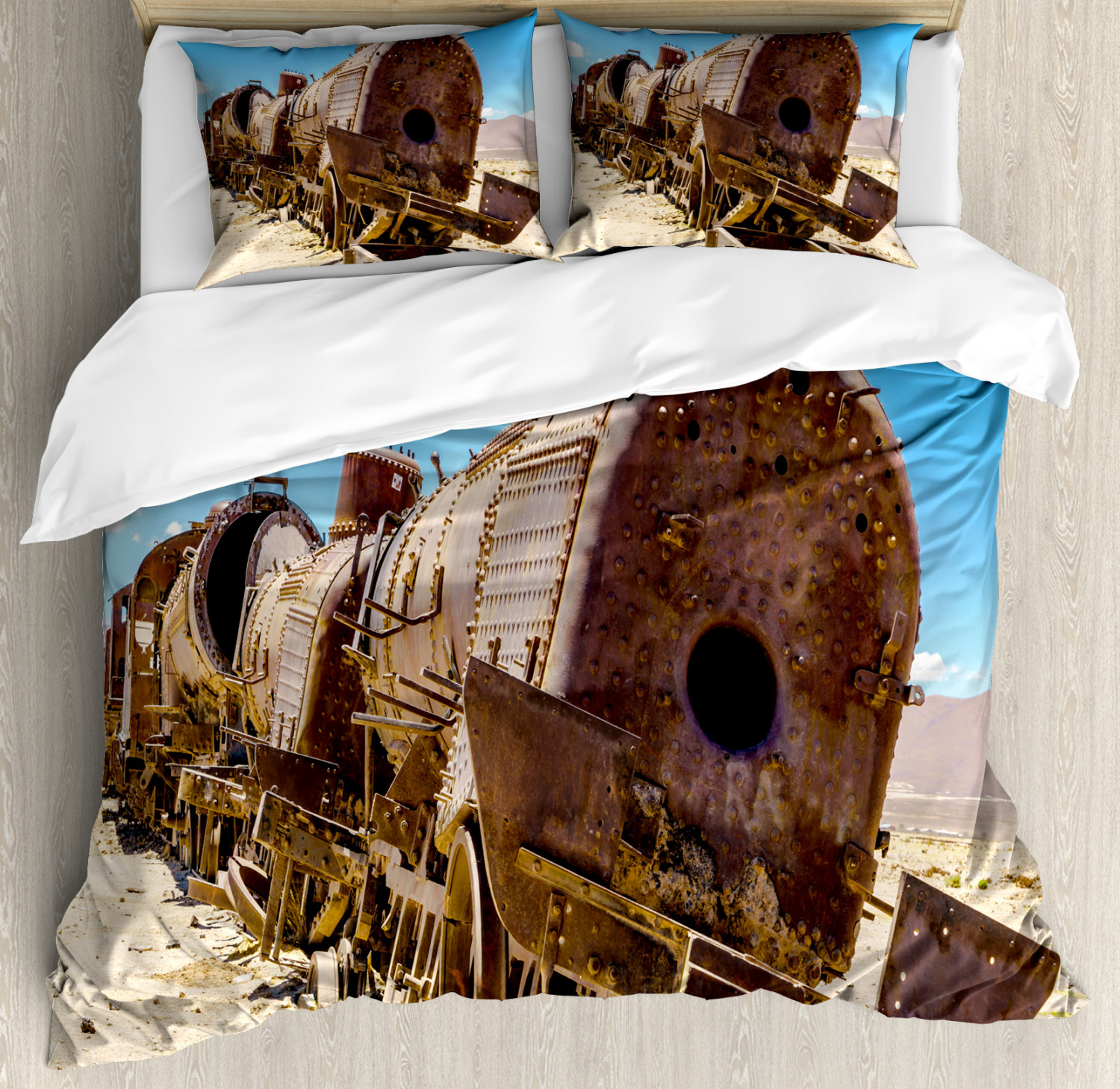 Vivid Fabric Duvet Cover Set Twin Queen King Sizes with Pillow Shams - Picture 76 of 84