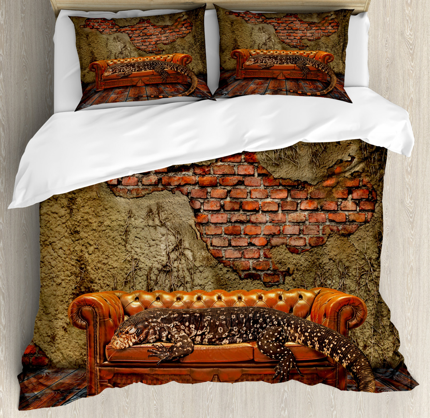 Vivid Fabric Duvet Cover Set Twin Queen King Sizes with Pillow Shams - Picture 46 of 84
