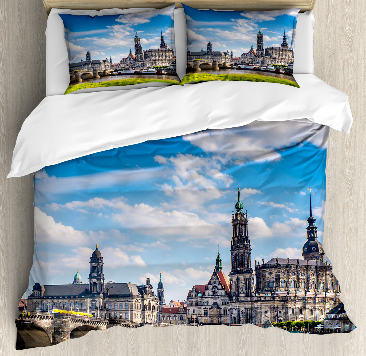 Vivid Fabric Duvet Cover Set Twin Queen King Sizes with Pillow Shams - Picture 31 of 84