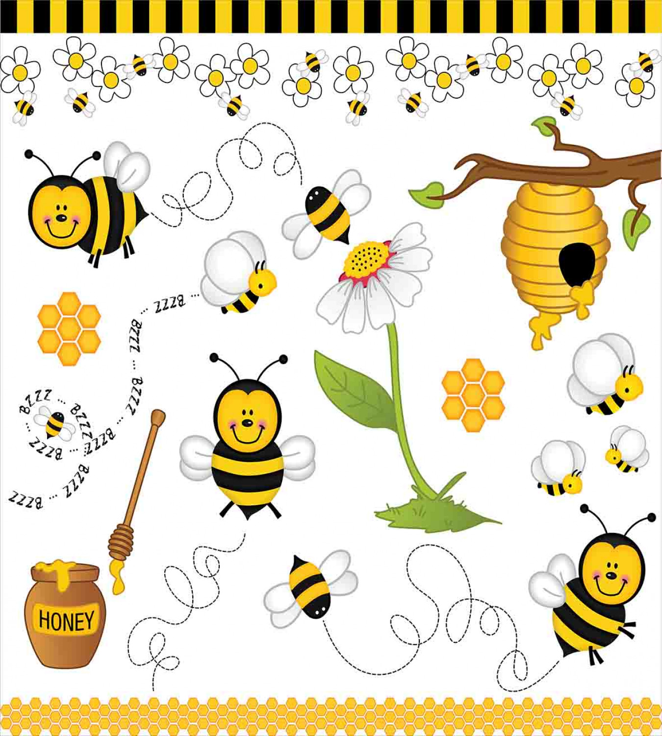 Улей с пчелками на стену
