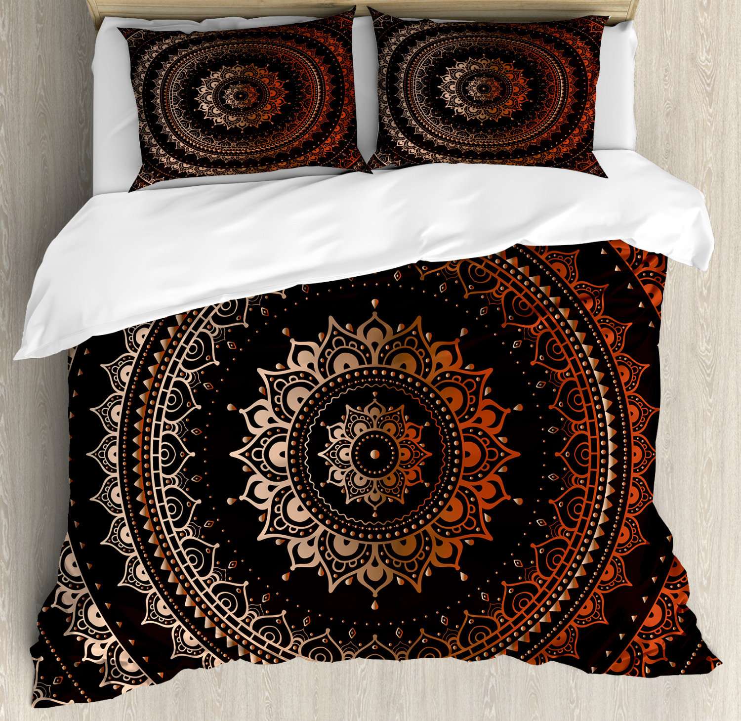 Mandala Duvet Cover Set with Pillow Shams Ethnic Universe Print eBay