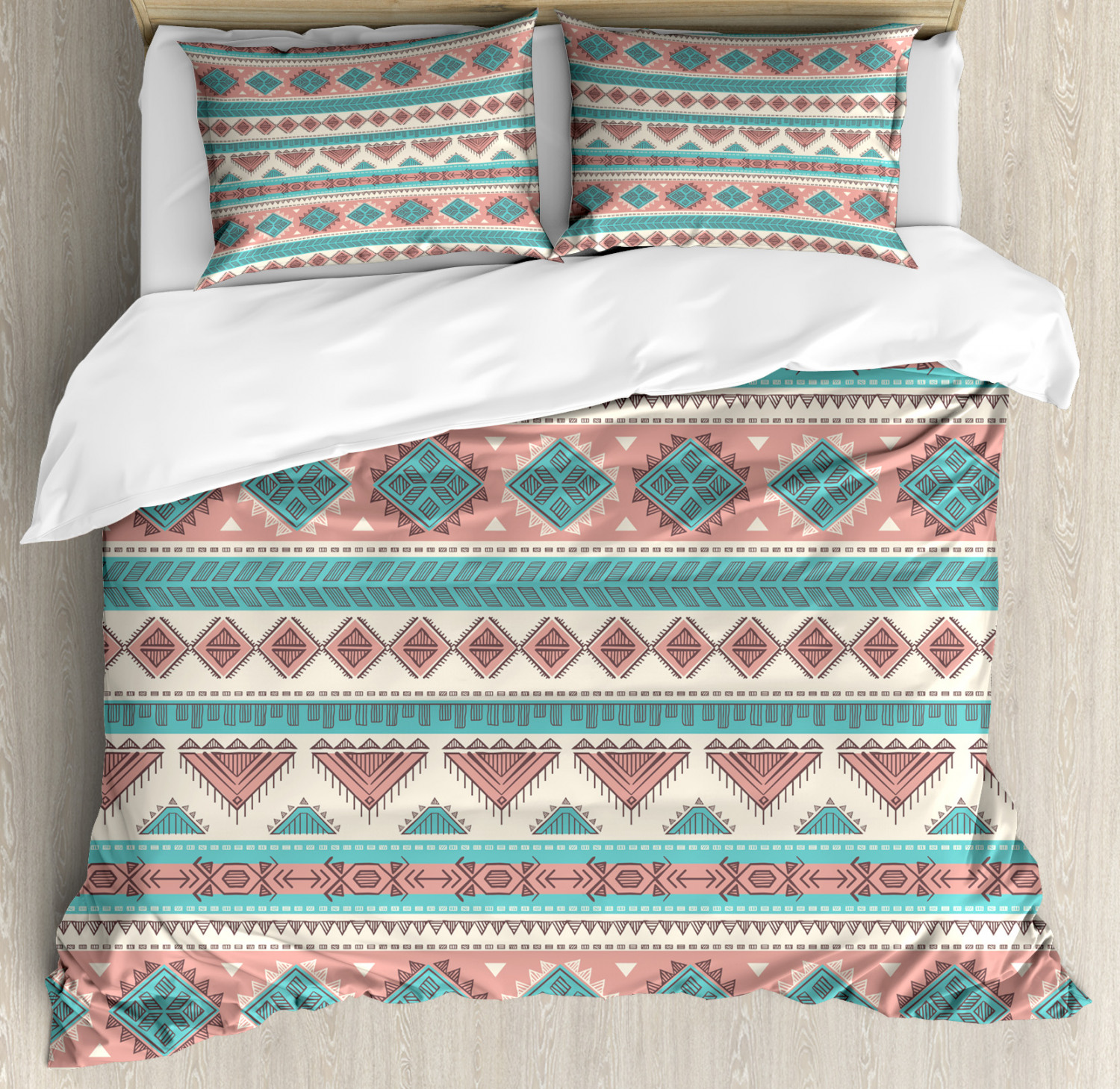 Tribal Duvet Cover Set with Pillow Shams Aztec Art African Style Print