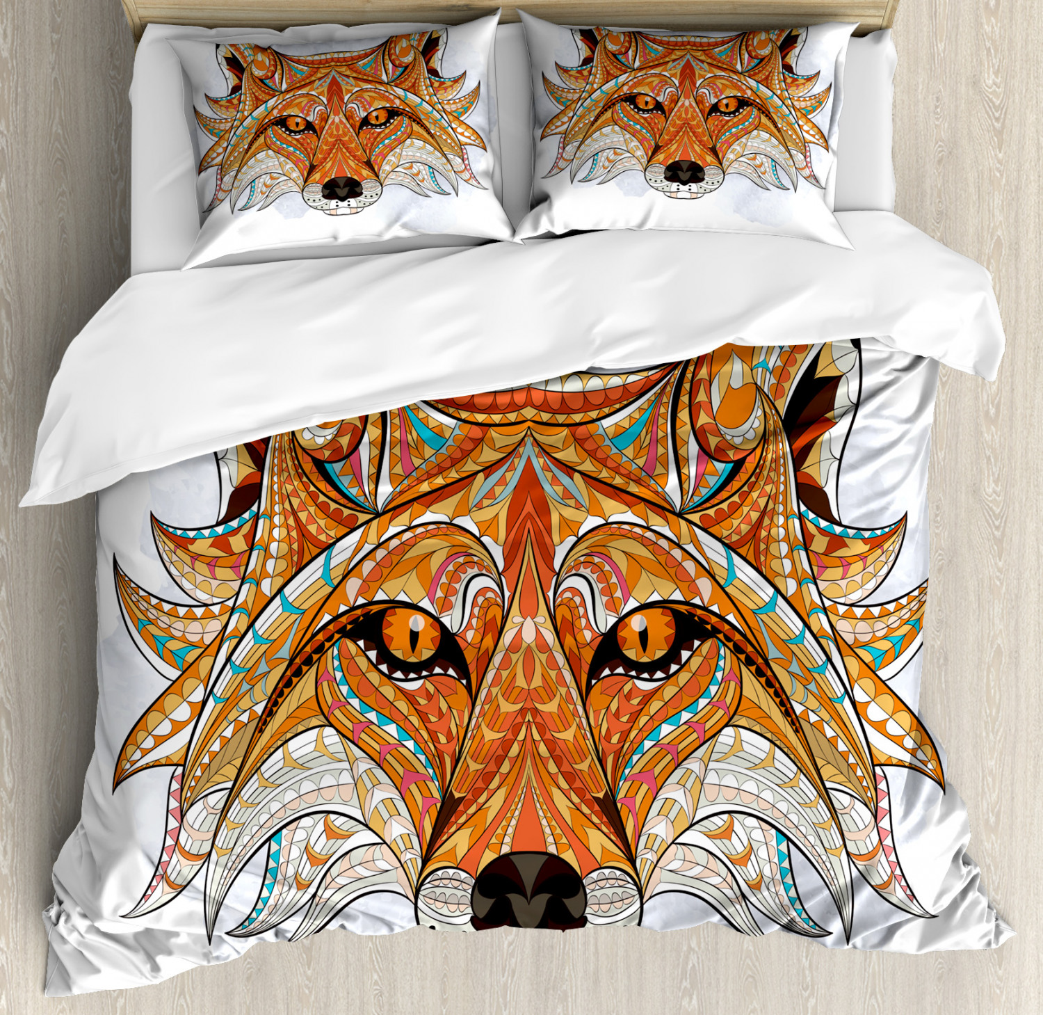 Modern Contemporary Duvet Cover Set Twin Queen King Sizes with Pillow