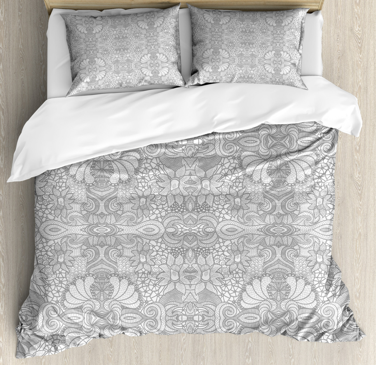 Asian Duvet Cover Set With Pillow Shams Fl Paisley Lace Like Image Is Loading Asian Duvet Cover Set With Pillow Shams Fl