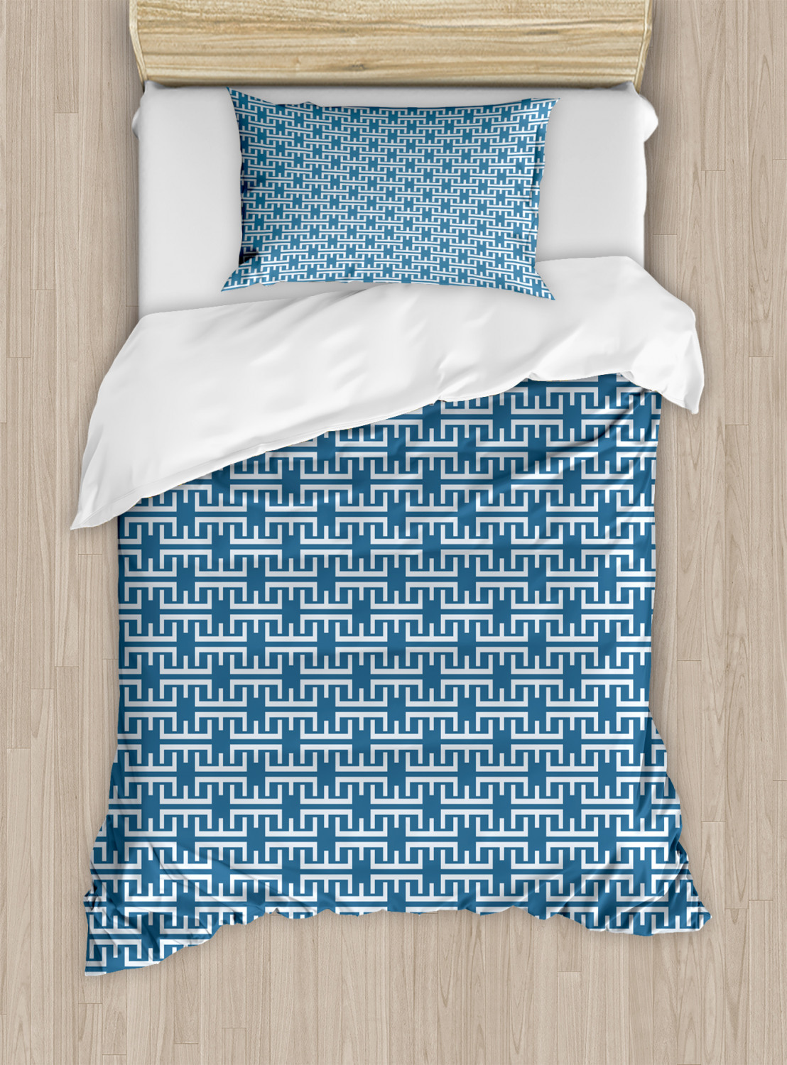 Kids Duvet Cover Set with Pillow Shams Cute Hearts Boys Girls Print - Picture 7 of 8