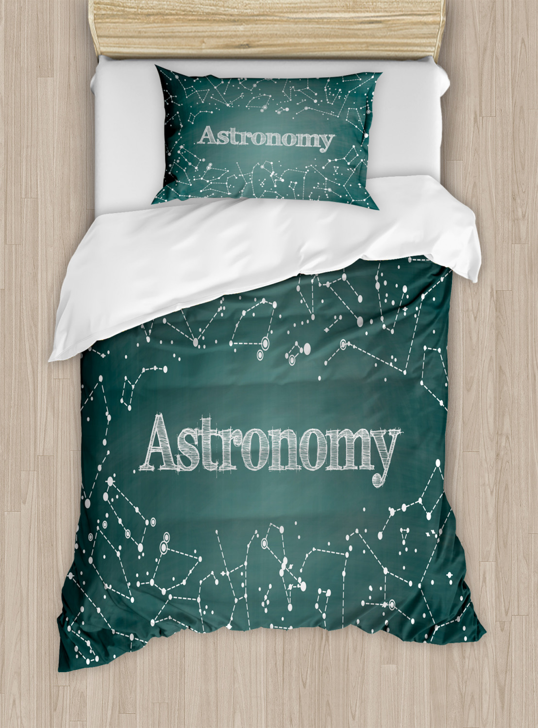 Constellation Duvet Cover Set With Pillow Shams Astronomy School