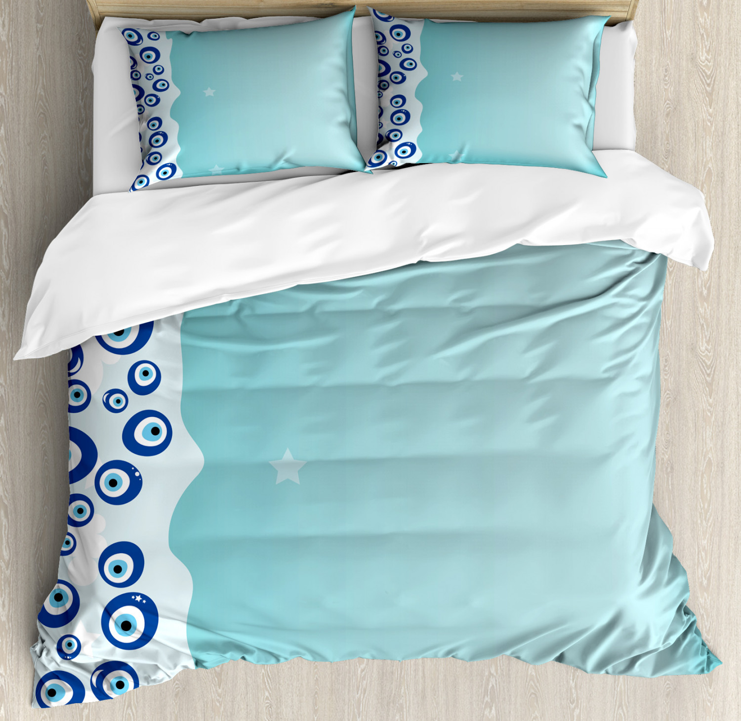Evil Eye Duvet Cover Set Twin Queen King Sizes with Pillow Shams Ambesonne - Picture 61 of 75