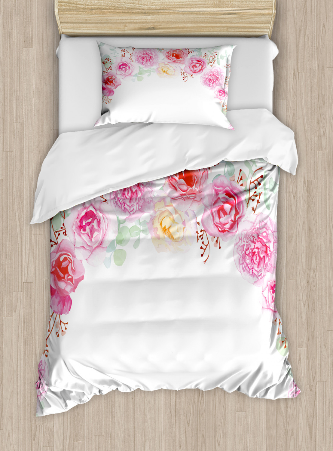 Shabby Chic Duvet Cover Set Twin Queen King Sizes with Pillow Shams ...