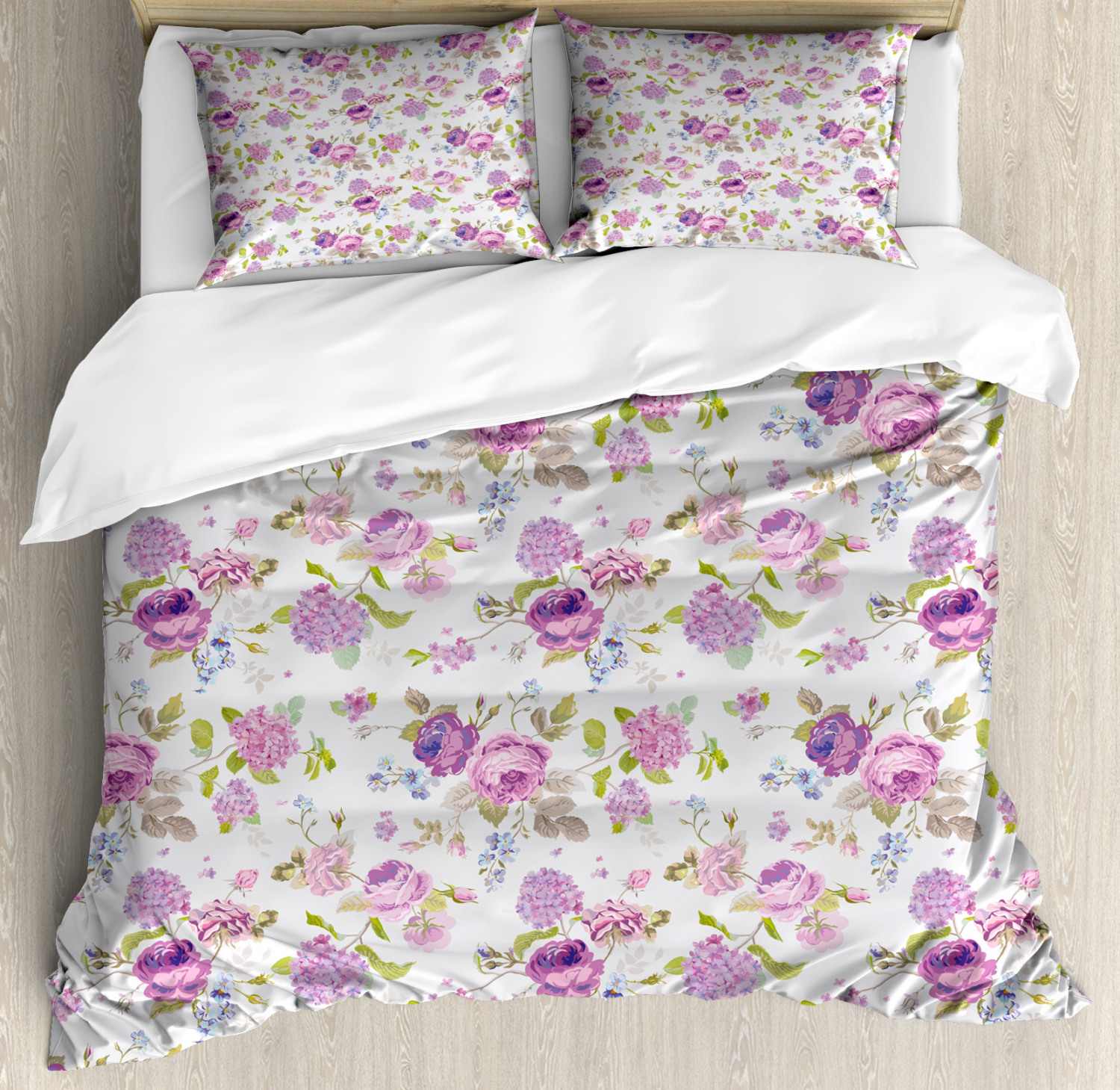 shabby-chic-duvet-cover-set-with-pillow-shams-roses-and-violets-print