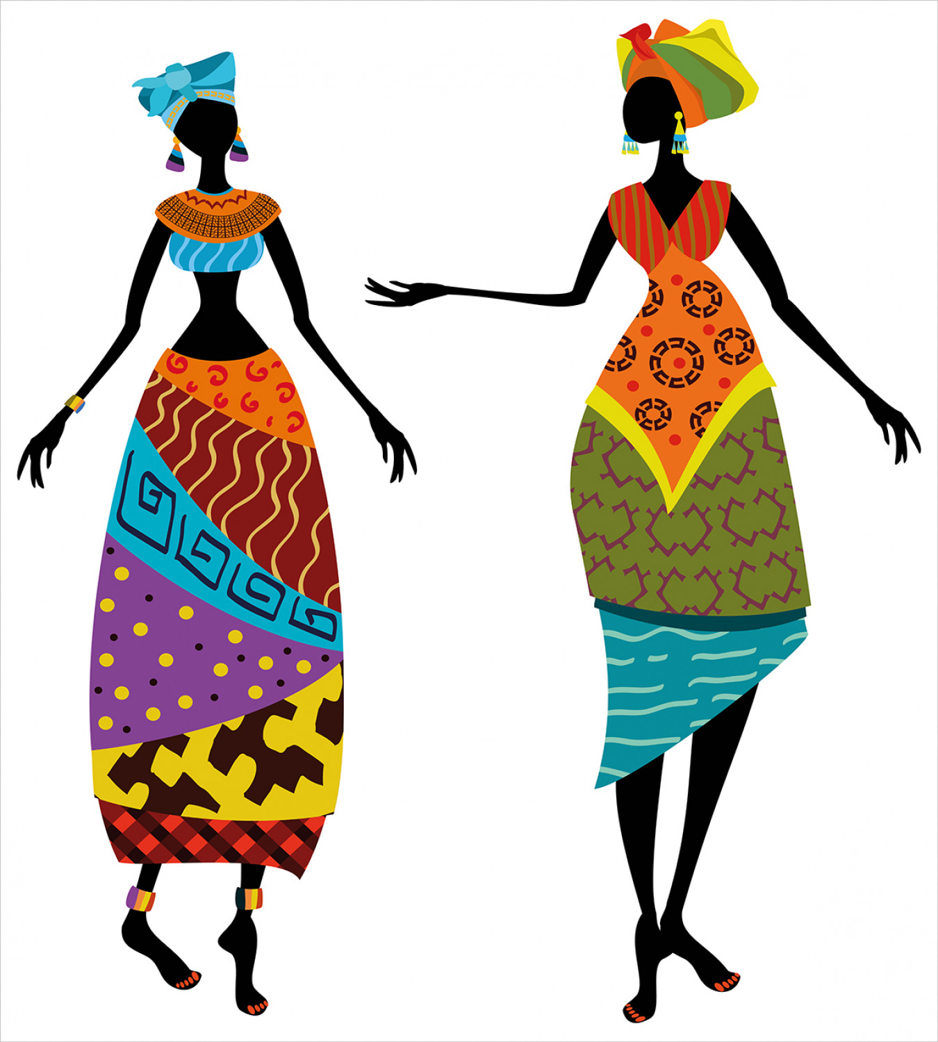 Эскизы одежды в африканском стиле