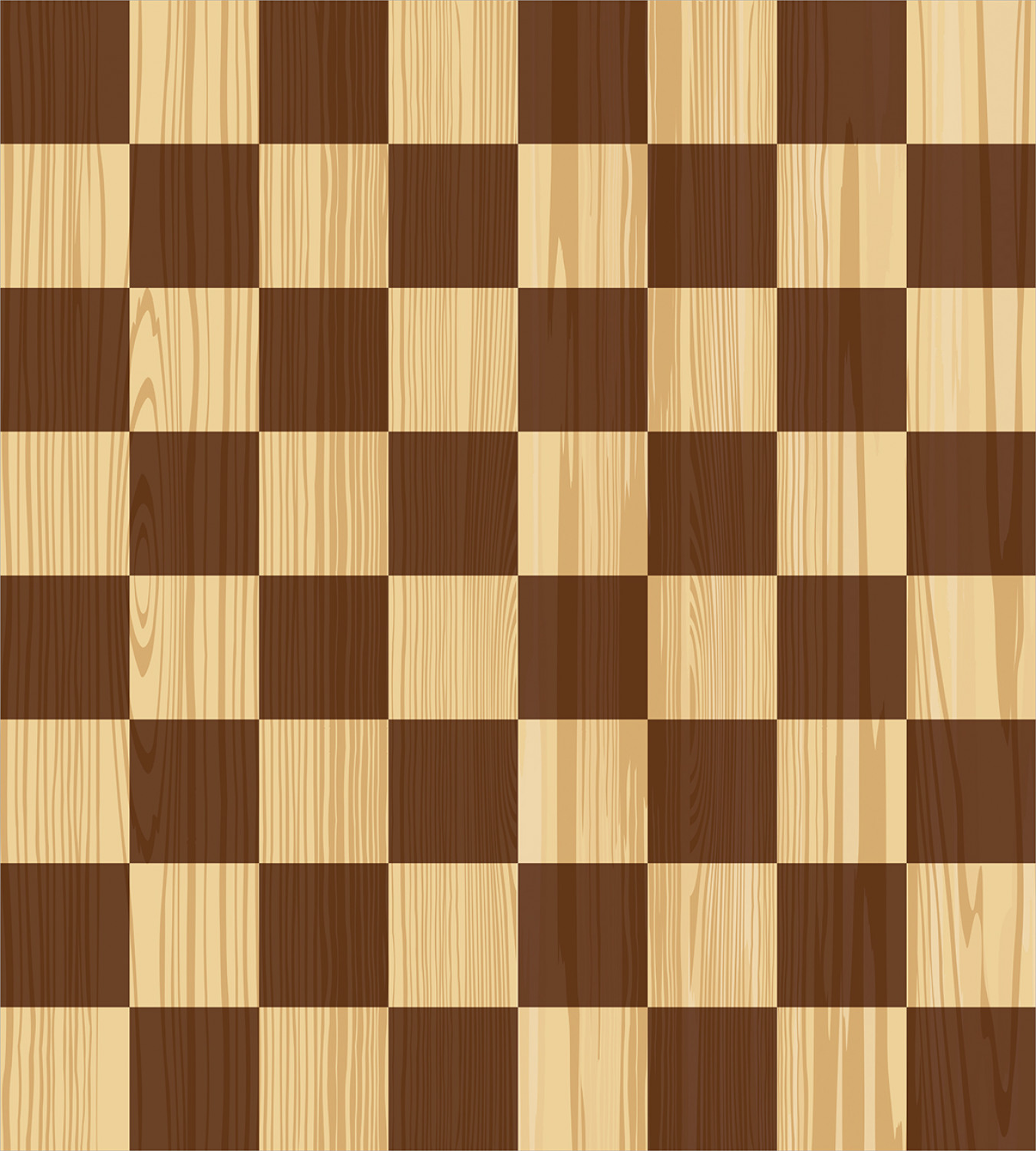 Шахматная доска коричневая