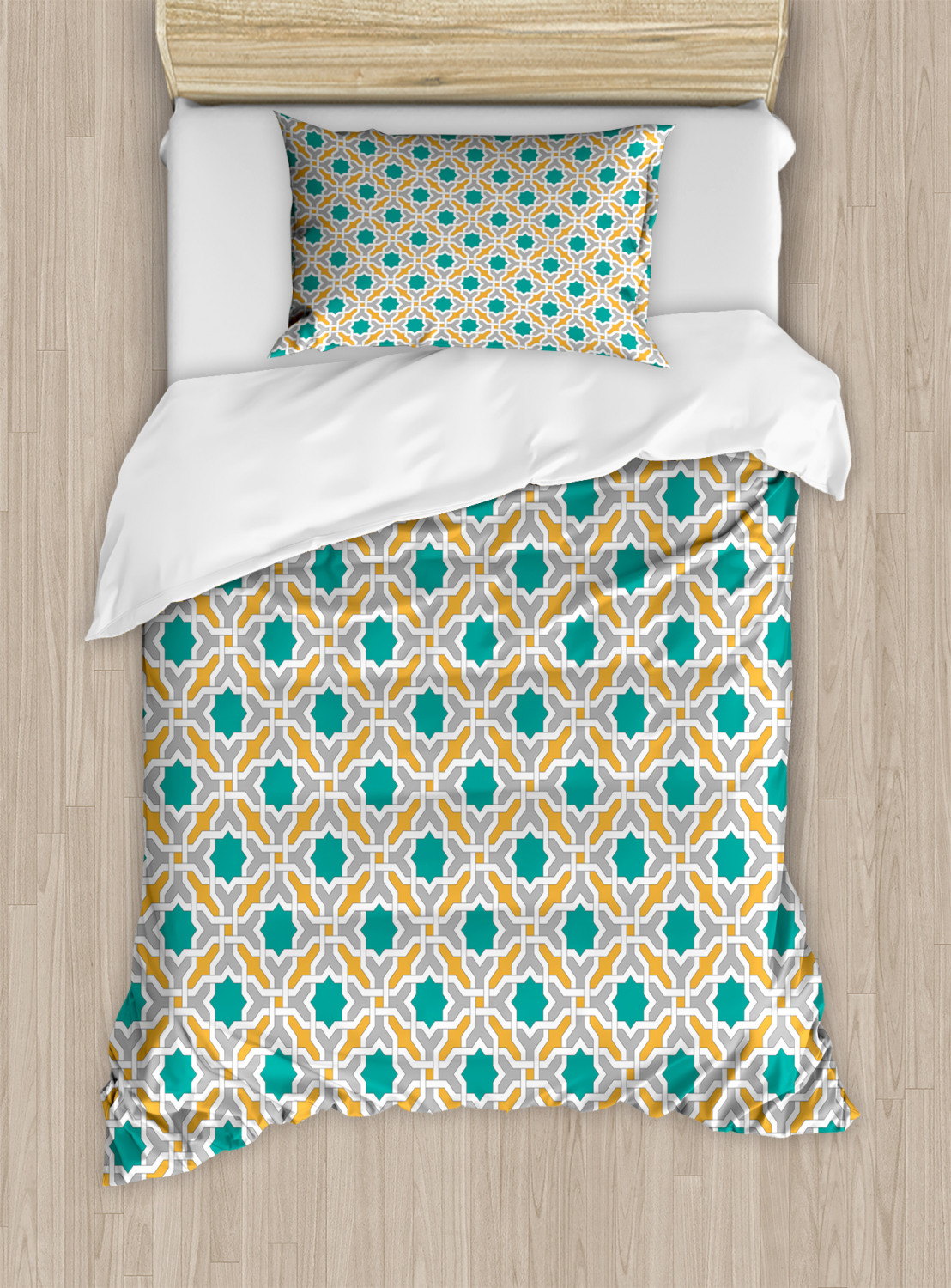 Teal Duvet Cover Set Twin Queen King Sizes With Pillow Shams Ebay