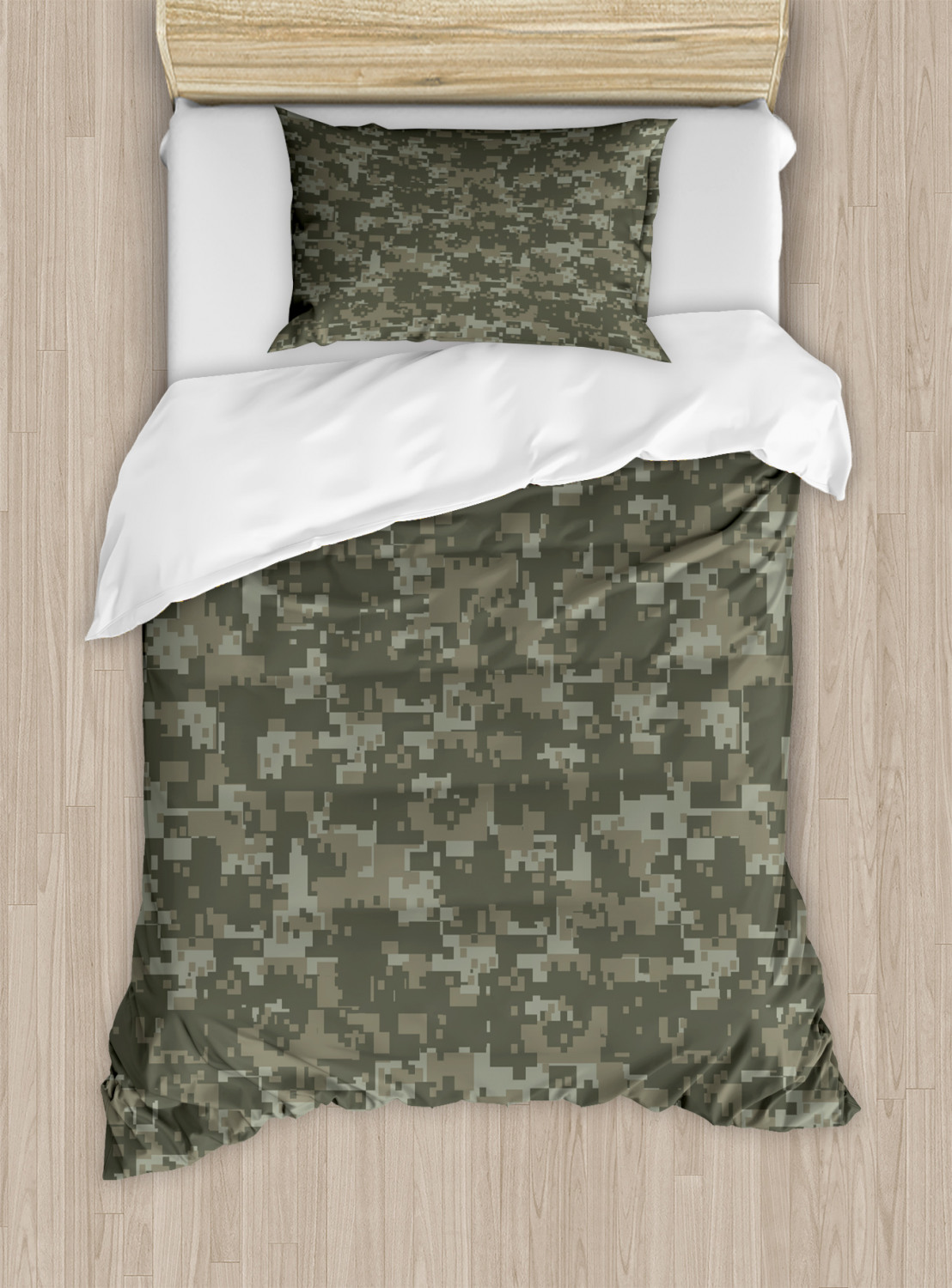Camouflage Duvet Cover Set Twin Queen King Sizes With Pillow Shams