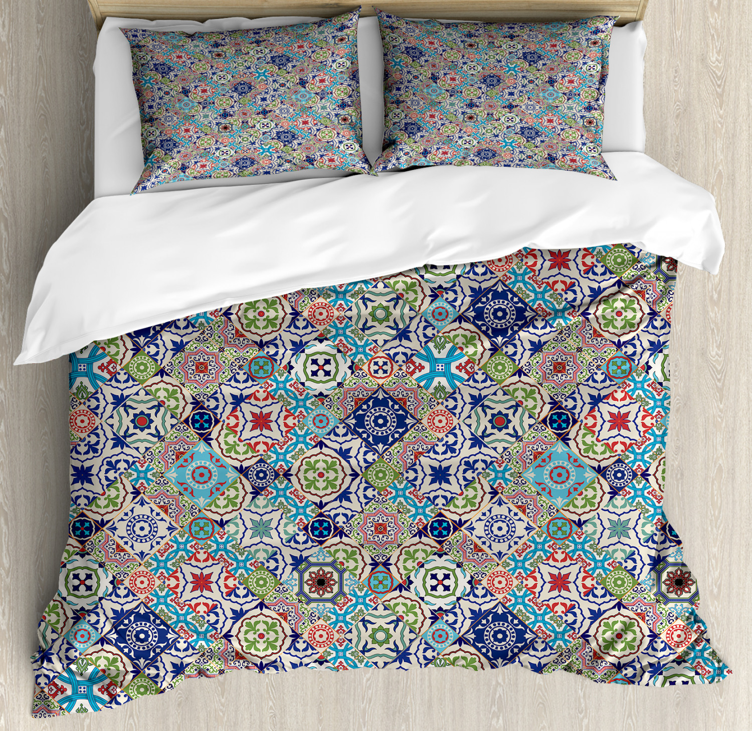 Middle Eastern Duvet Cover Set Twin Queen King Sizes with Pillow Shams