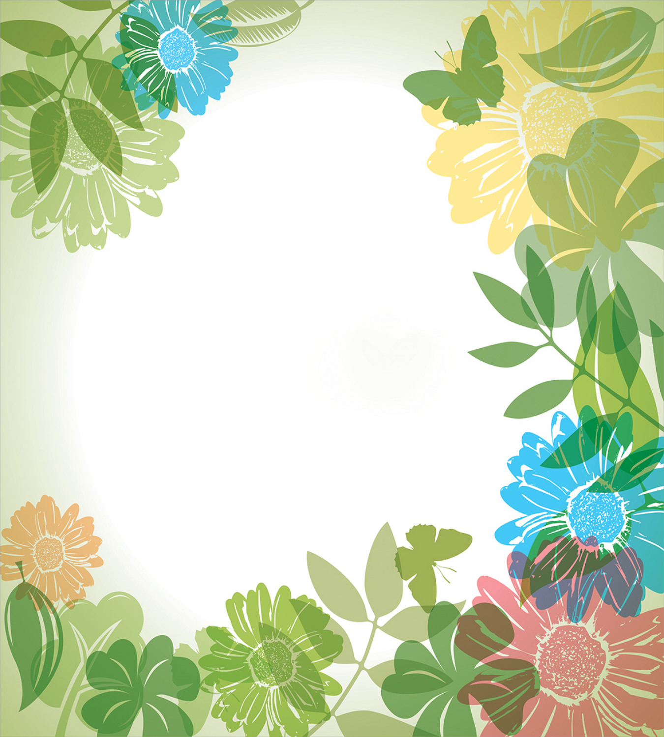 Green Flower Duvet Cover Set with Pillow Shams Nature Foliage Print eBay