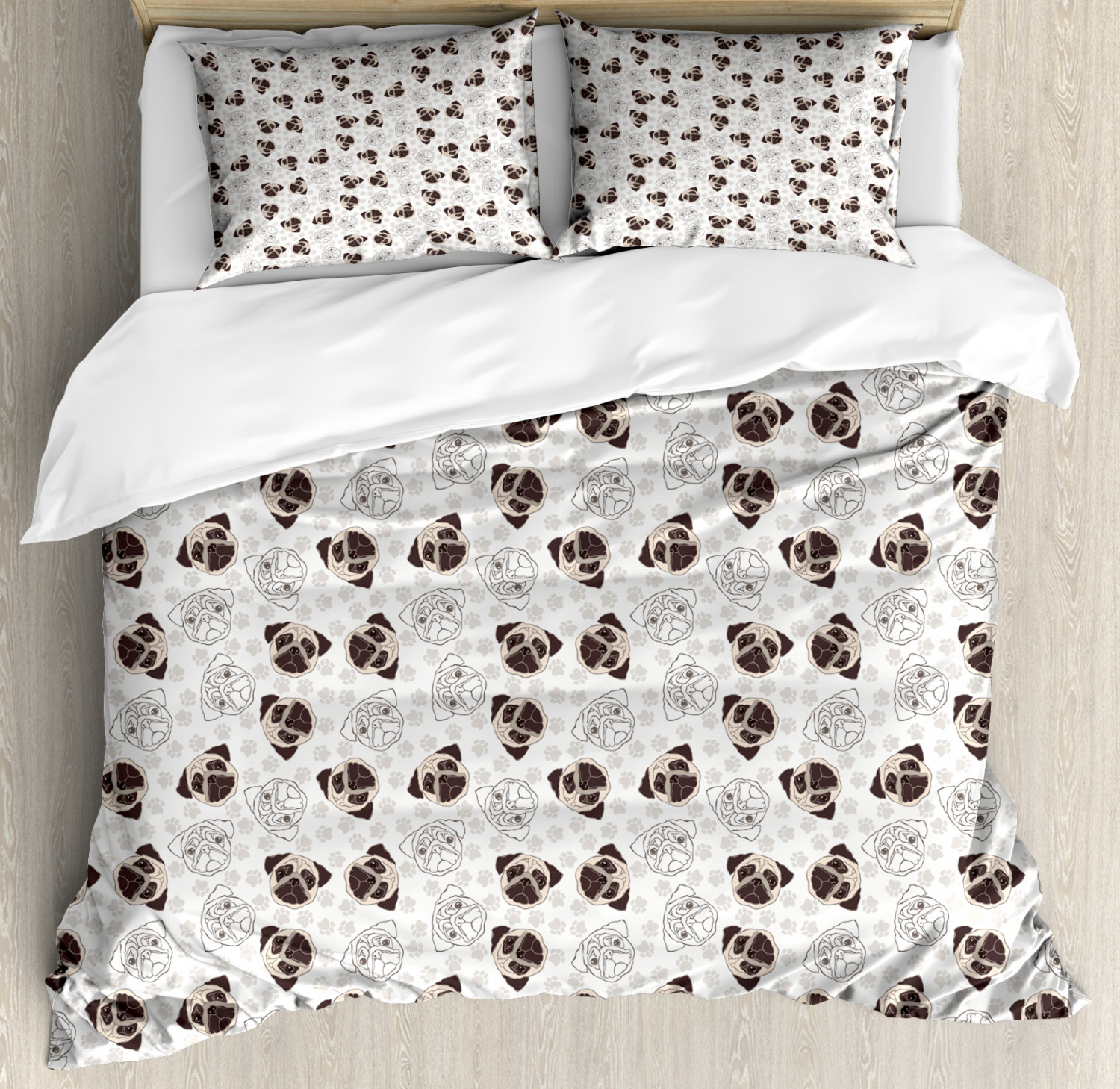 dog print duvet