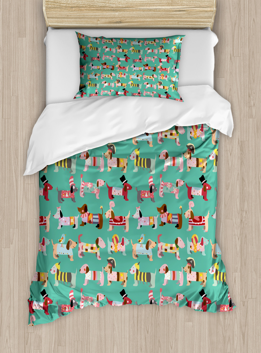 Dog Lover Duvet Cover Set Twin Queen King Sizes with