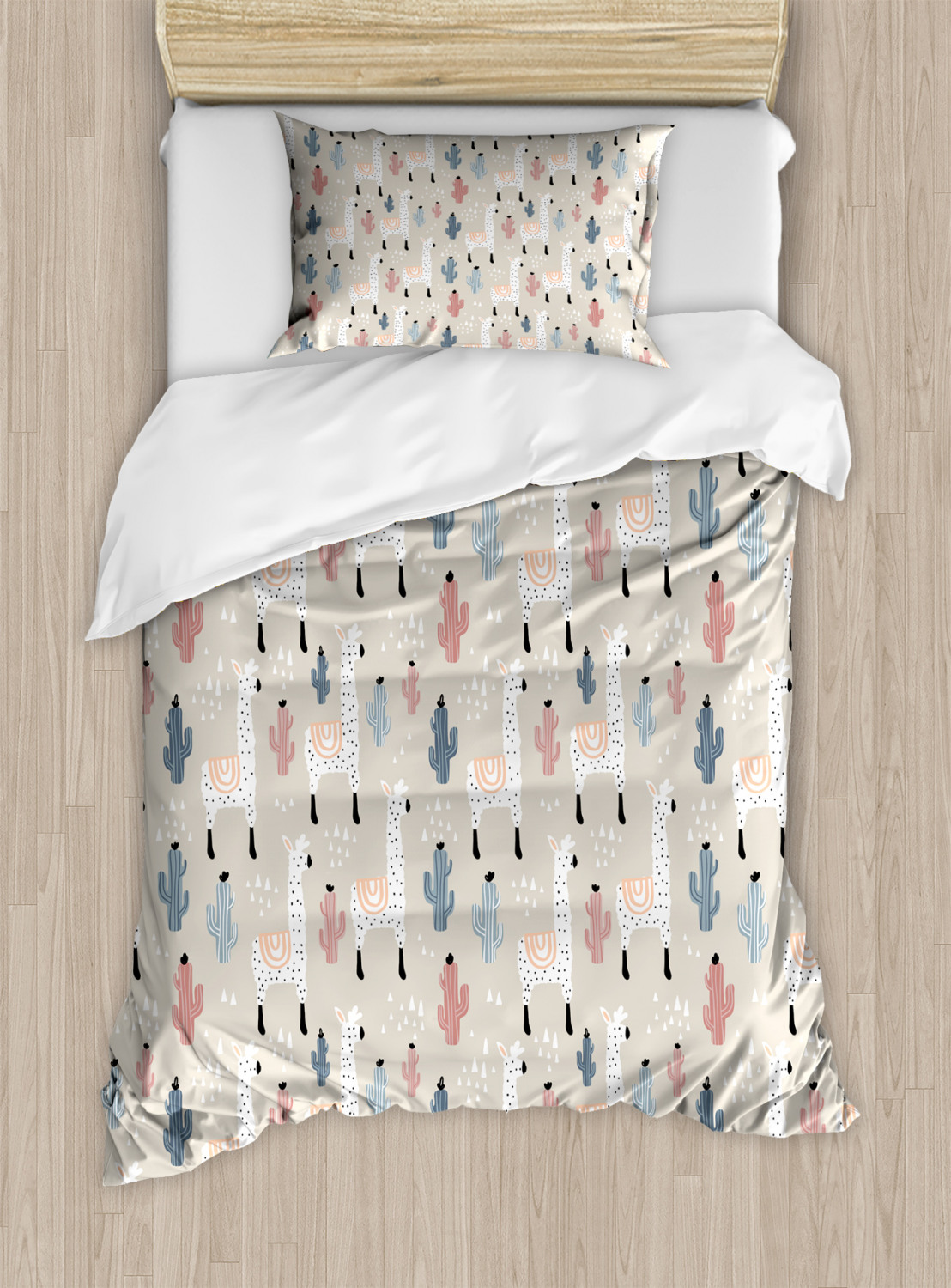 Llama Duvet Cover Set Twin Queen King Sizes with Pillow Shams Bedding - Picture 58 of 60