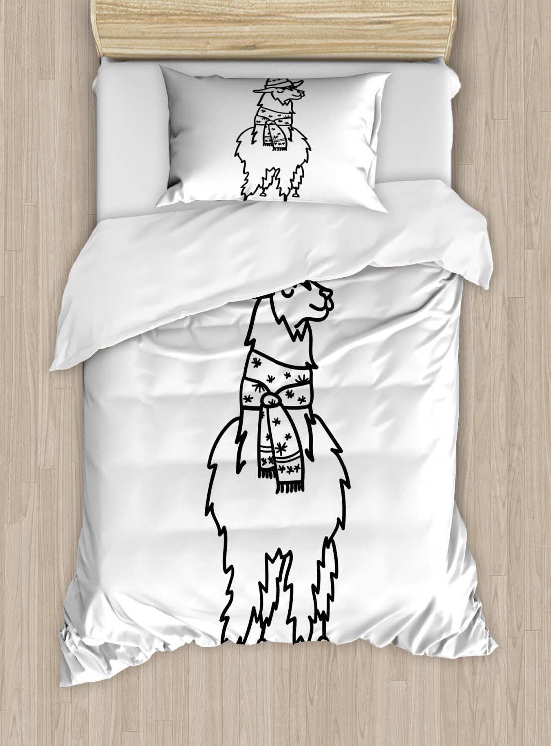 Llama Duvet Cover Set Twin Queen King Sizes with Pillow Shams Bedding - Picture 43 of 60