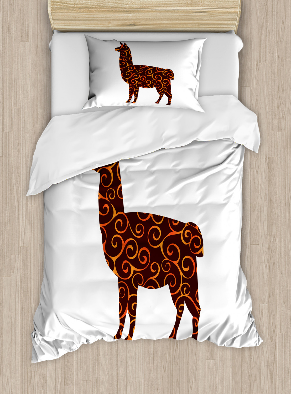 Llama Duvet Cover Set Twin Queen King Sizes with Pillow Shams Bedding - Picture 55 of 60