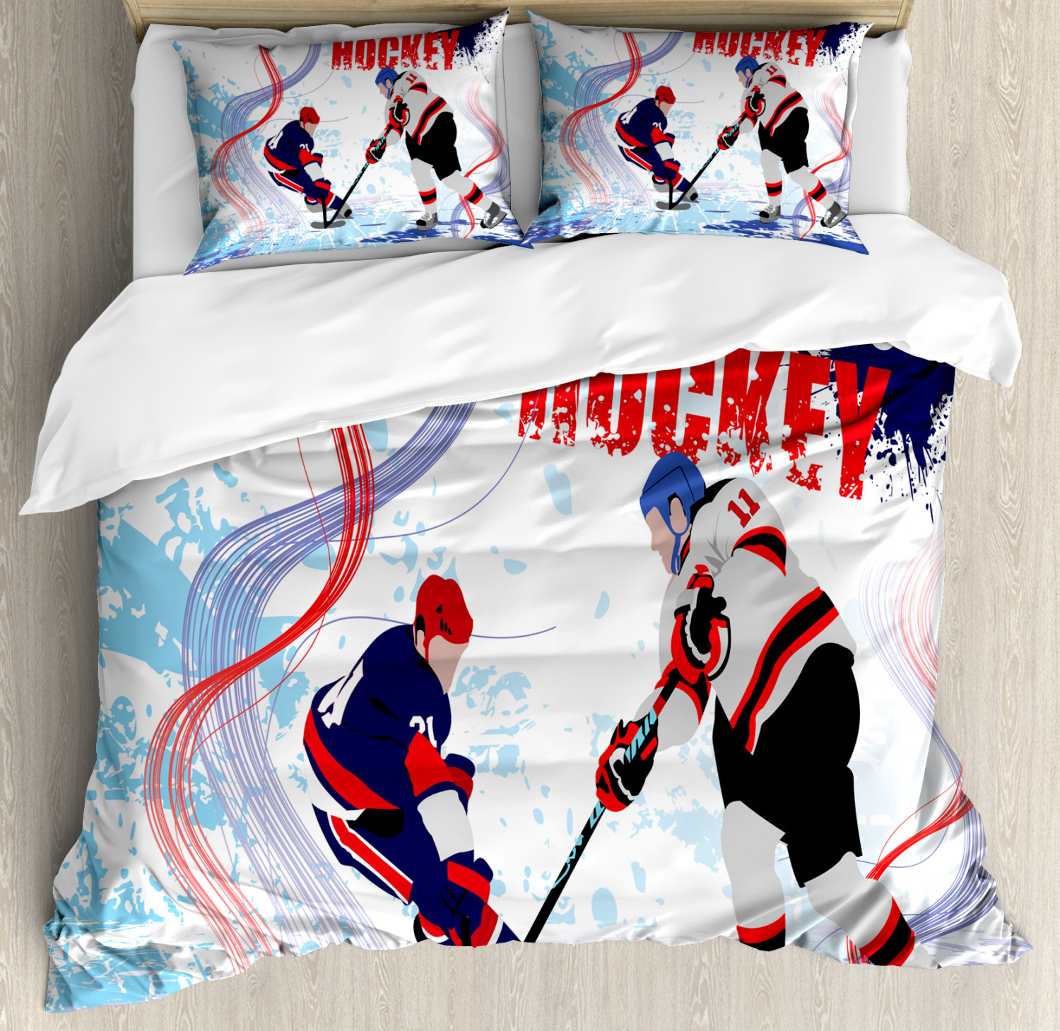 hockey duvet cover