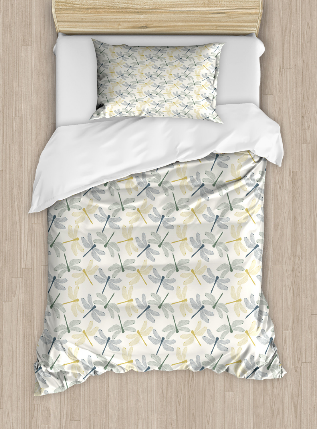 Dragonfly Duvet Cover Set Twin Queen King Sizes with