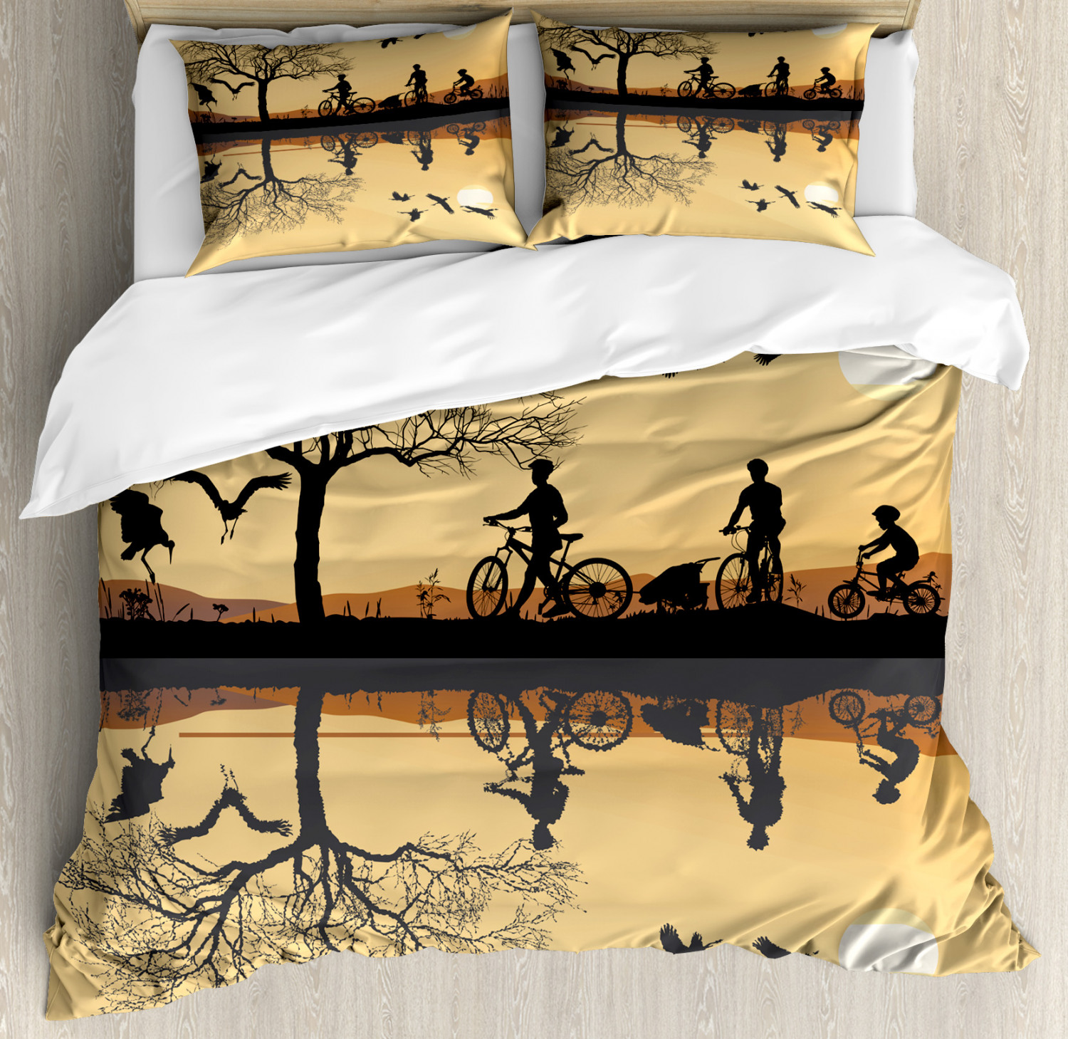 Illustration Duvet Cover Set Twin Queen King Sizes with Pillow Shams Bedding - Picture 58 of 93