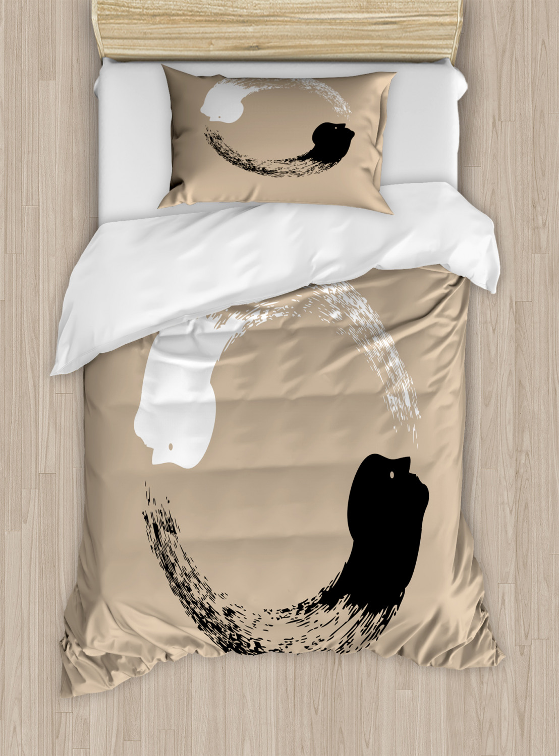 Oriental Japanese Duvet Cover Set Twin Queen King Sizes with Pillow