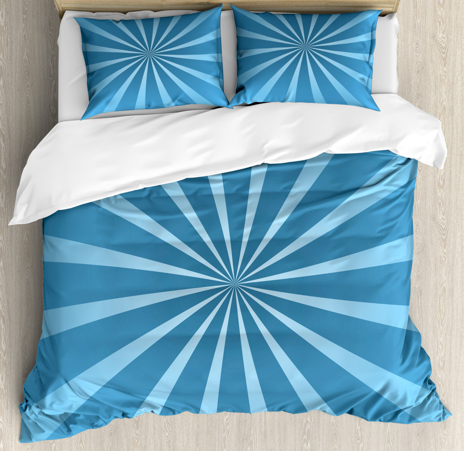 Vintage Blue Duvet Cover Set Twin Queen King Sizes Pillow Shams Bedding | eBay
