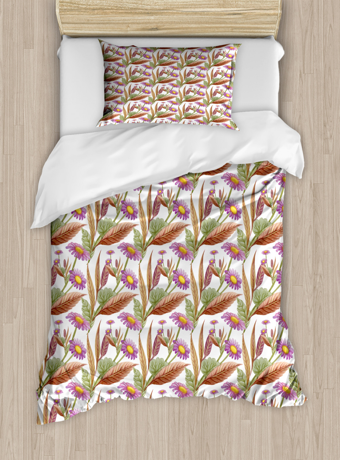 Feminine Pink Duvet Cover Set Twin Queen King Sizes with Pillow Shams Ambesonne - Picture 67 of 93