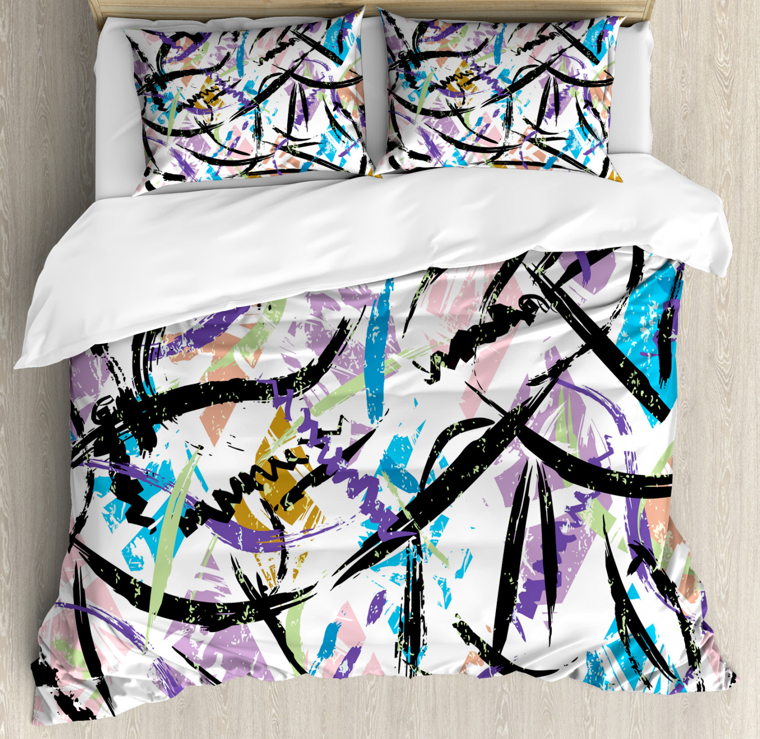 Urban Graffiti Duvet Cover Set Twin Queen King Sizes with Pillow Shams Bedding eBay