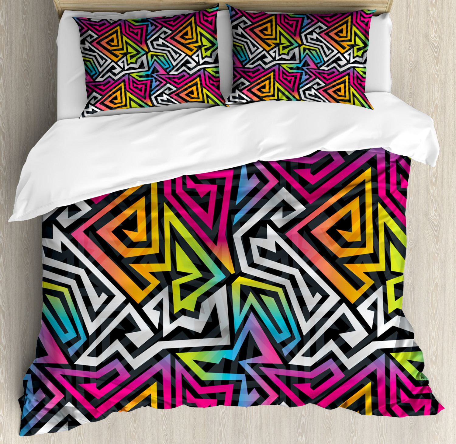 Urban Graffiti Duvet Cover Set Twin Queen King Sizes With Pillow Urban Graffiti Duvet Cover Set Twin Queen King