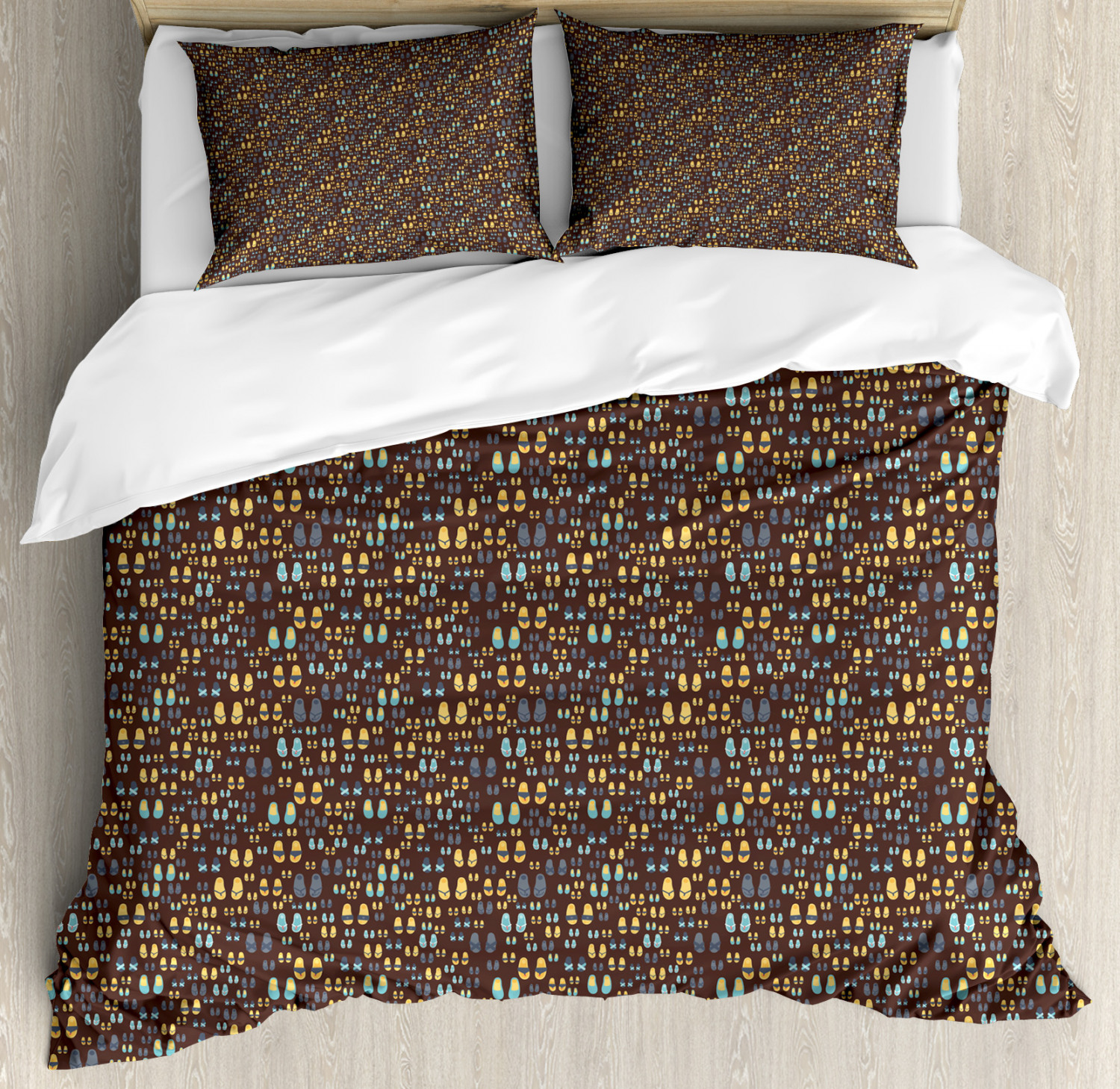 Flip Flop Duvet Cover Set Twin Queen King Sizes with ...